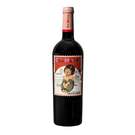 Vino HAPPY FAMILY Chic Martina Merlot Botella 750ml
