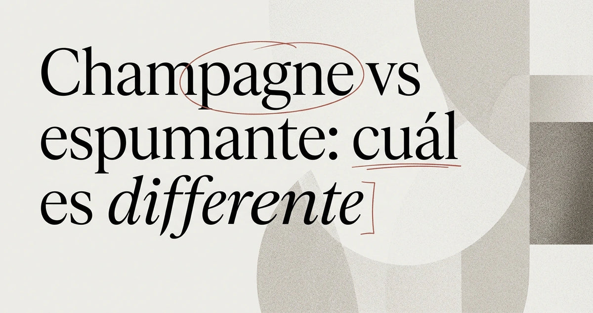 Champagne vs espumante: cuál es la diferencia