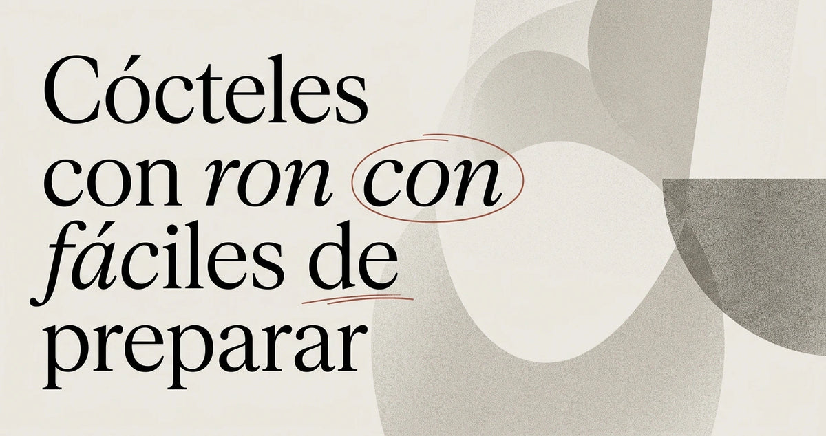Cócteles con ron fáciles de preparar en casa
