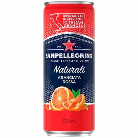 Agua Tónica Sanpellegrino Naturali Aranciata Rossa 330ml