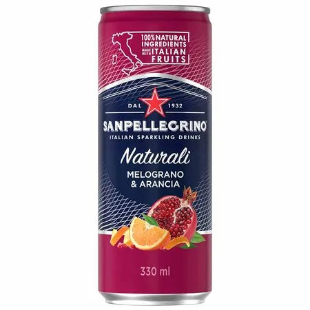 Agua Tónica Sanpellegrino Naturali Melograno y Arancia 330ml