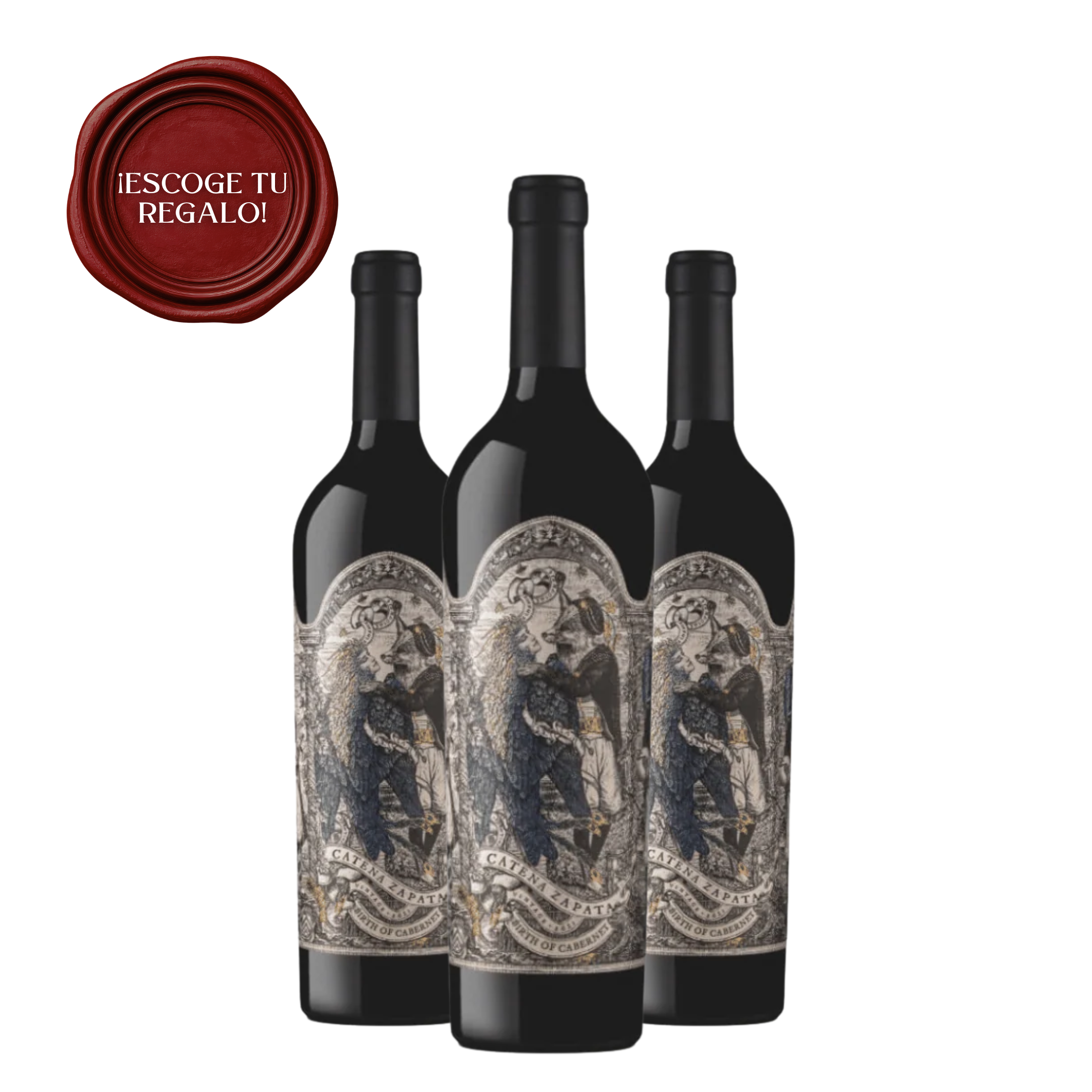 PACK CATENA BIRTH OF CABERNET + 3 copas o 1 decantador