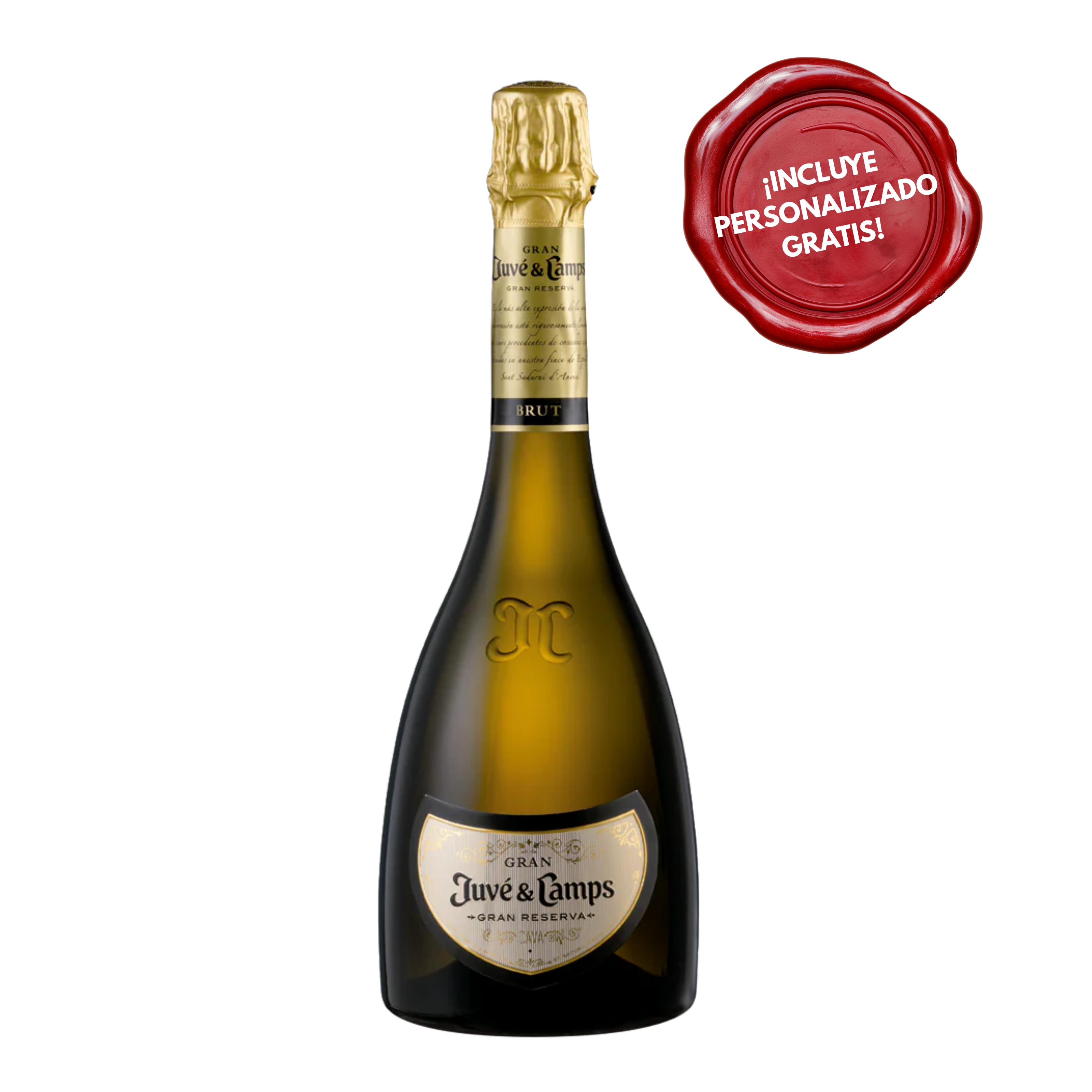 Cava JUVE & CAMPS Gran Juve Botella 750ml. PERSONALIZADO GRATIS