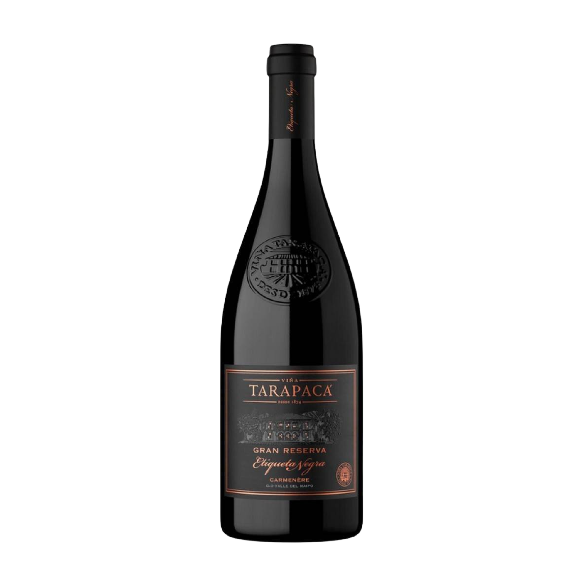 Vino TARAPACÁ Etiqueta Negra Gran Reserva Carmenère Botella 750ml
