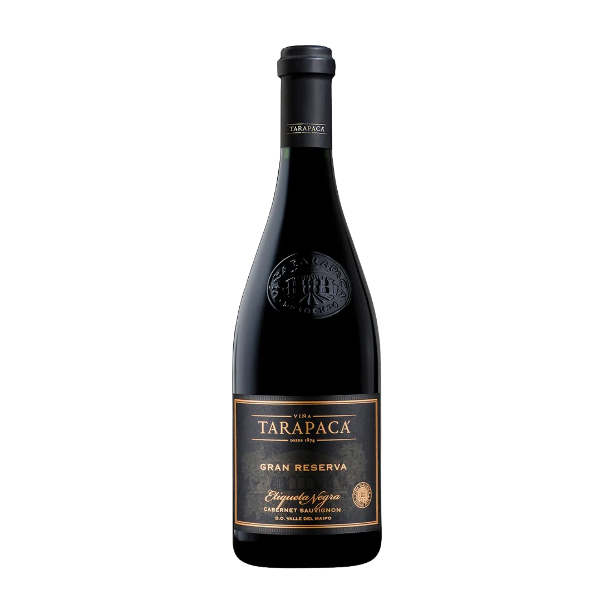 Vino TARAPACÁ Etiqueta Negra Gran Reserva Cabernet Sauvignon Botella 750ml