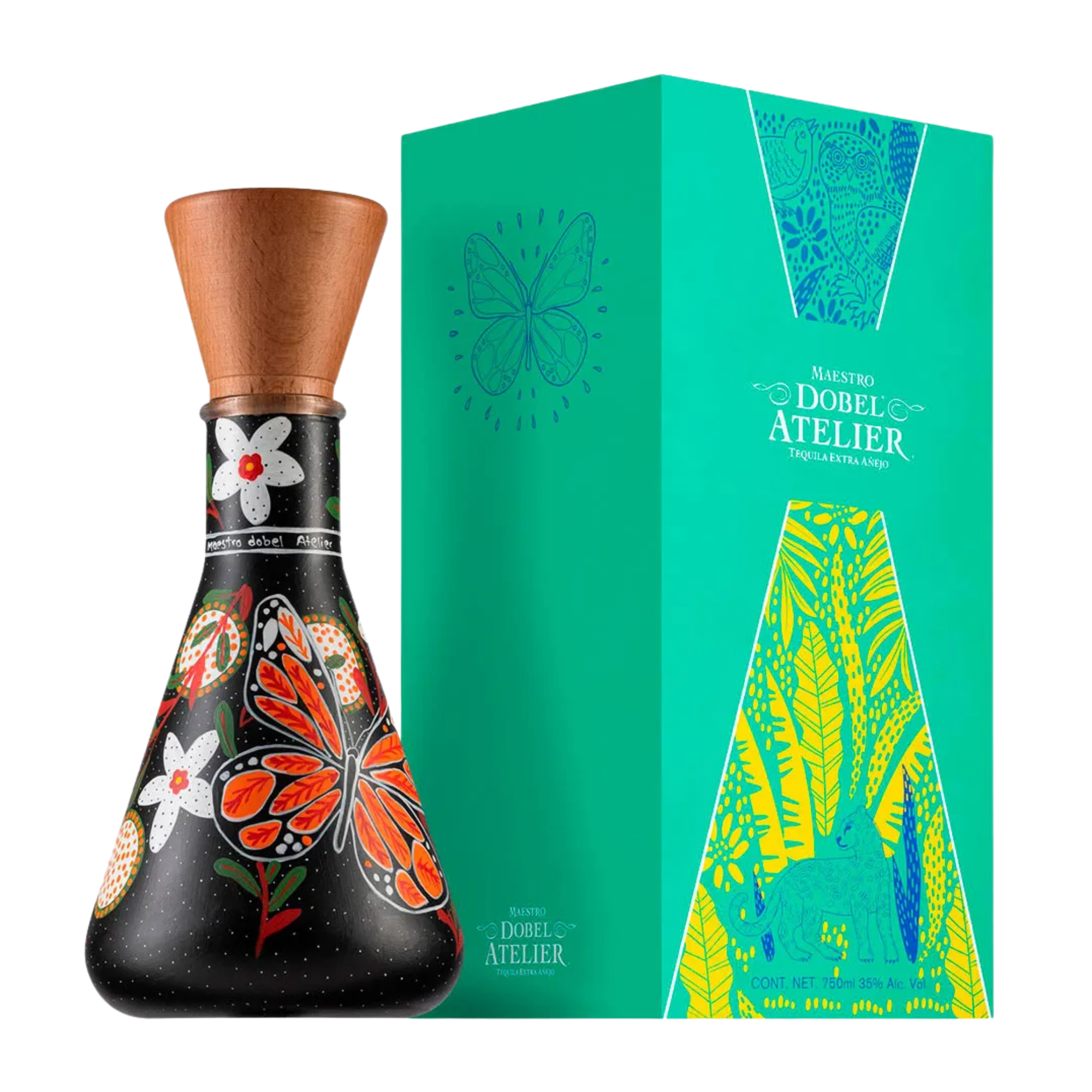 Tequila MAESTRO DOBEL Atelier Extra Añejo Edición Limitada "Lobo" Botella 750ml