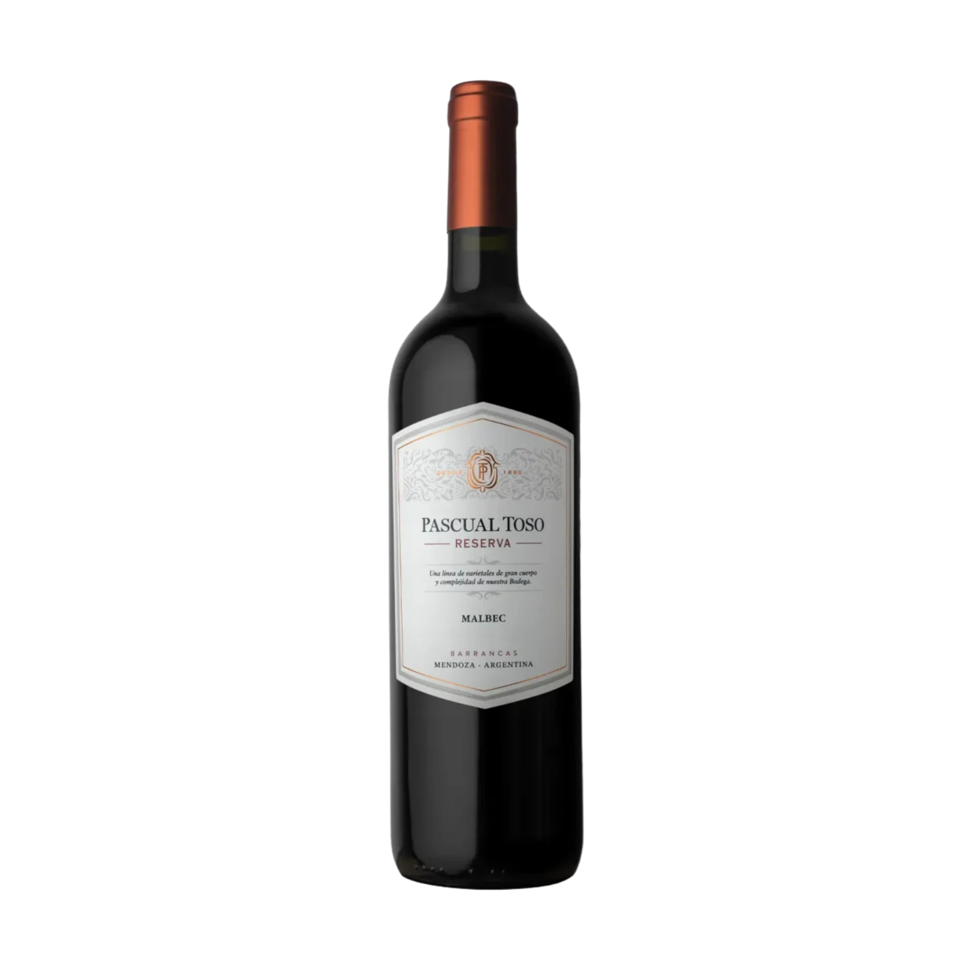 Vino PASCUAL TOSO RESERVA Malbec Botella 750ml