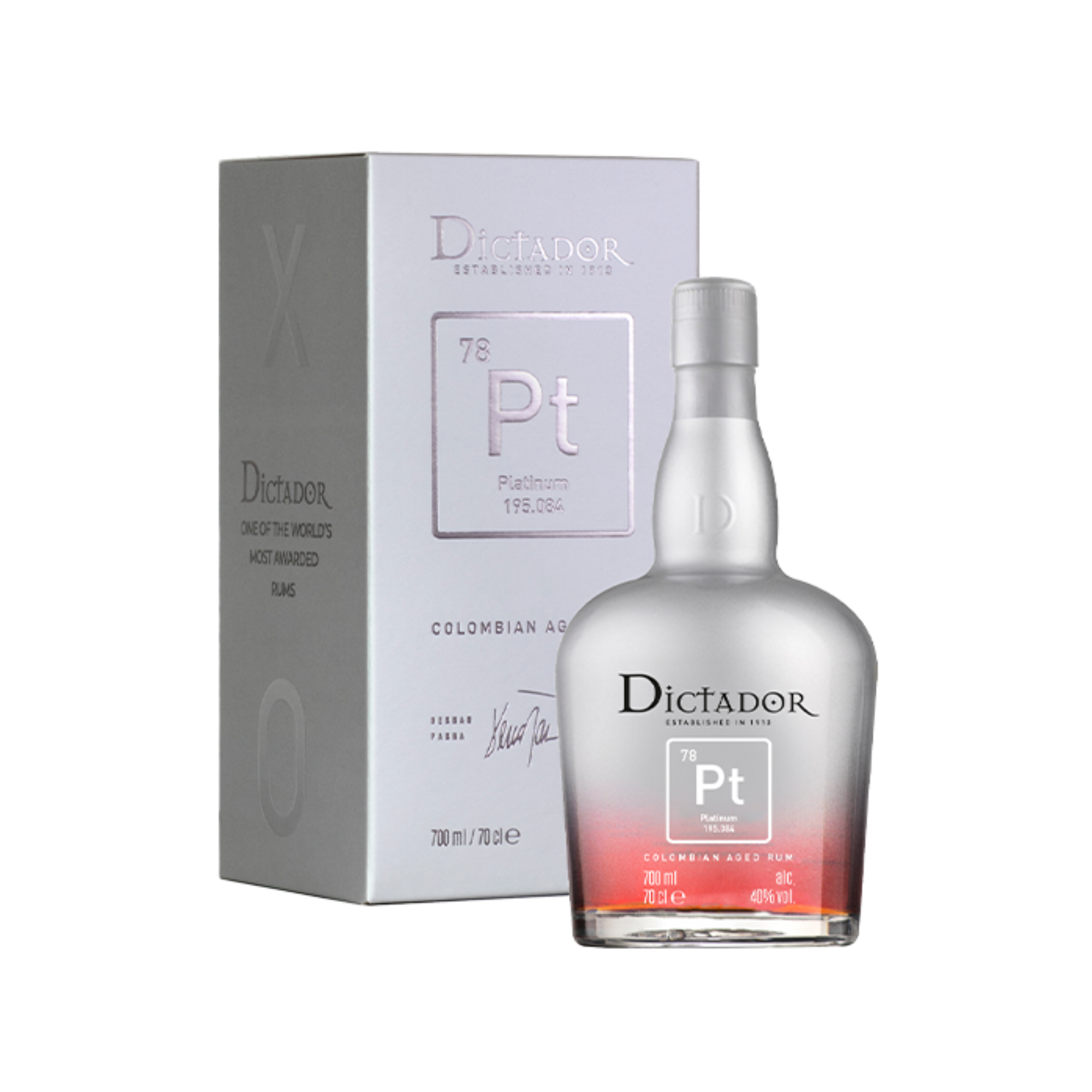 Ron DICTADOR Platinum Botella 700ml