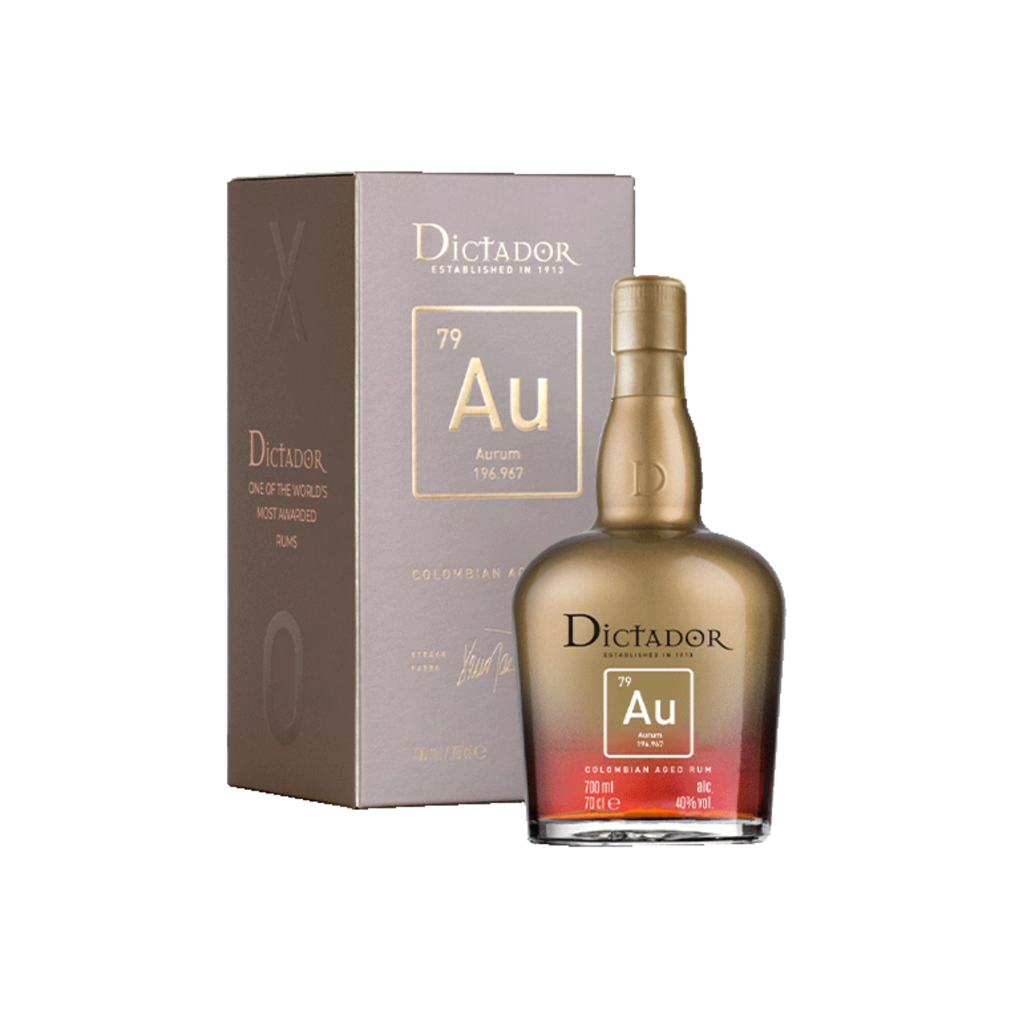 Ron DICTADOR Aurum Botella 700ml