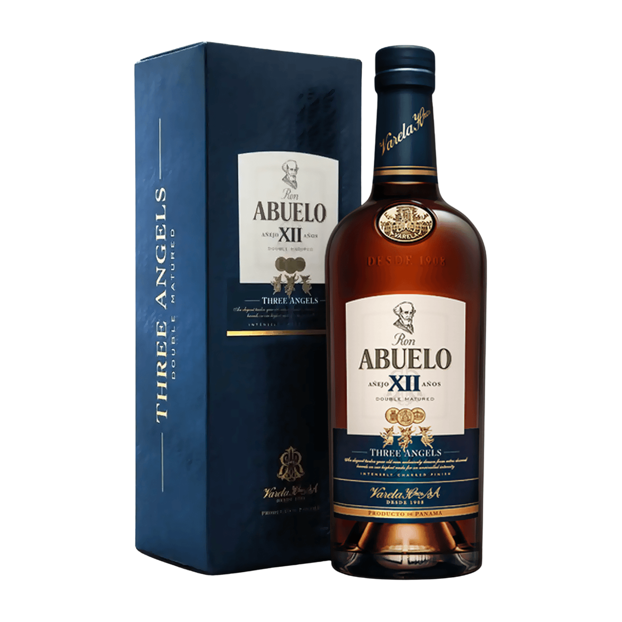 Ron ABUELO XII "Three Angels" Botella 750ml