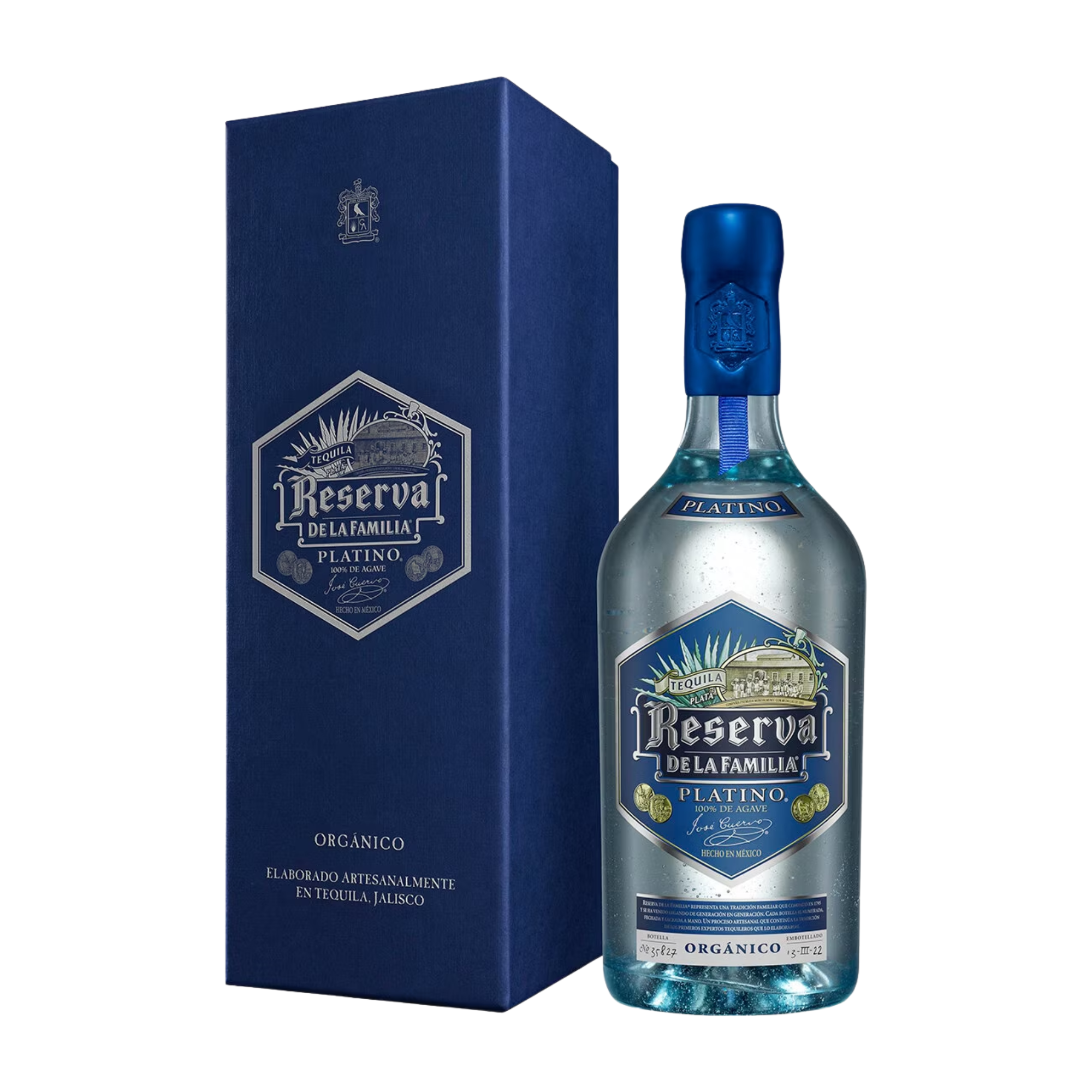 Tequila JOSÉ CUERVO Reserva de la Familia Platino Botella 750ml