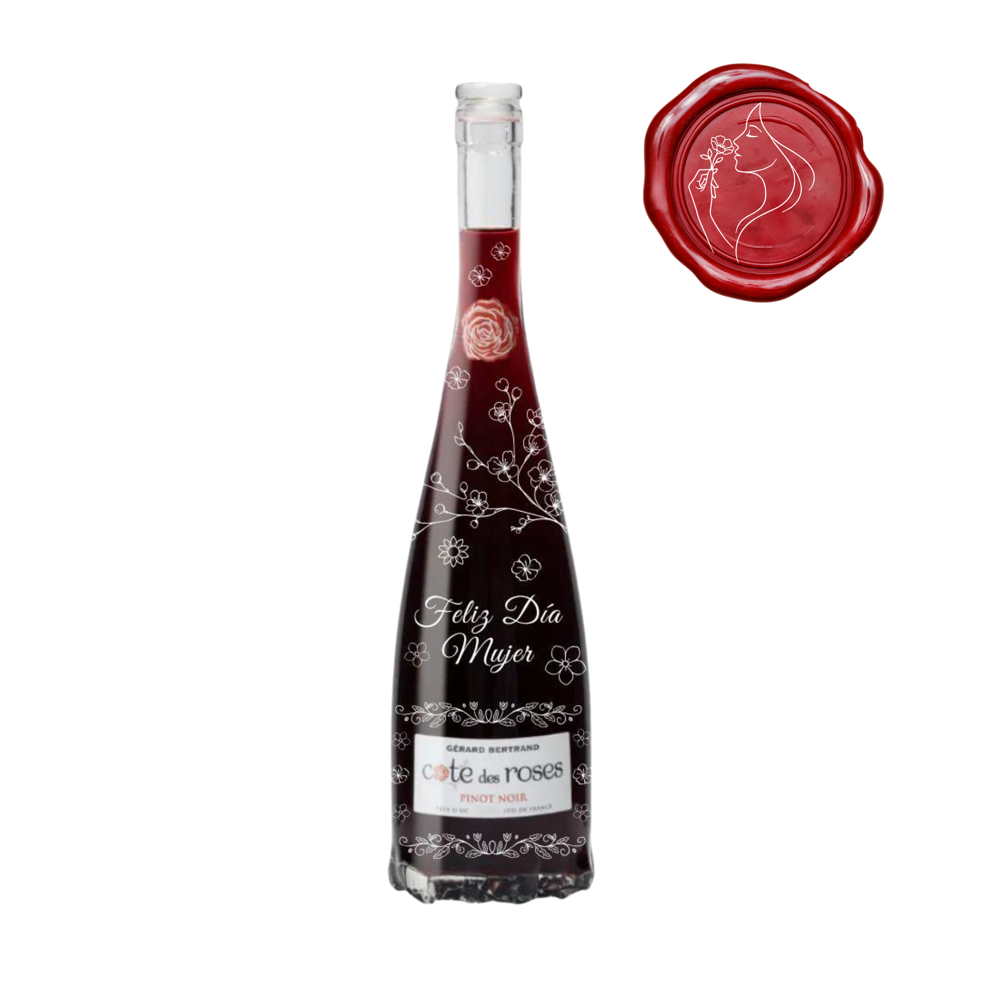 Vino COTE DES ROSES Pinot Noir Botella 750ml - DÍA DE LA MUJER