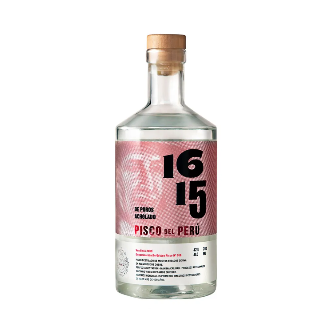 Pisco 1615 Puro Acholado Botella 700ml
