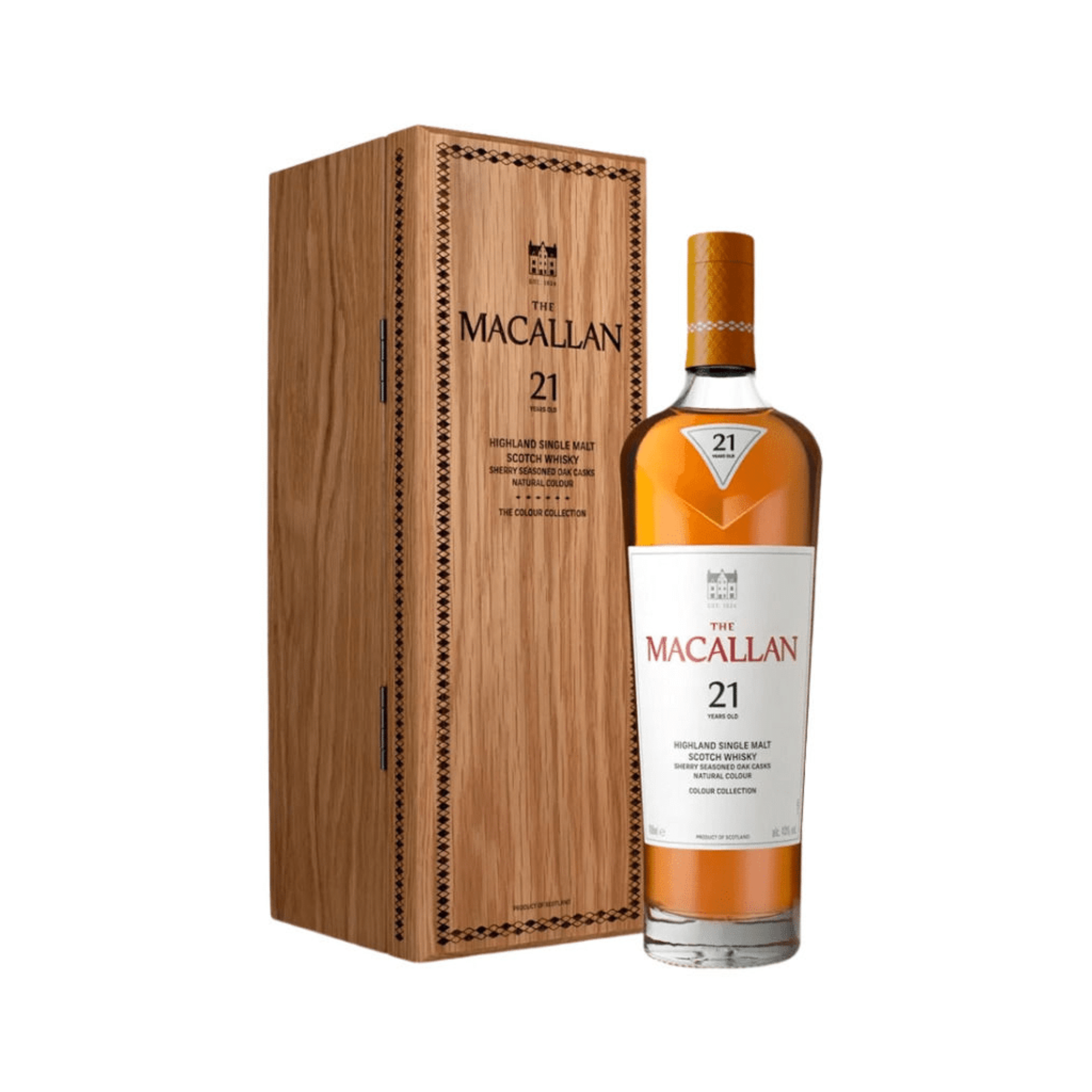 Whisky MACALLAN 21 Años Colors Botella 700ml