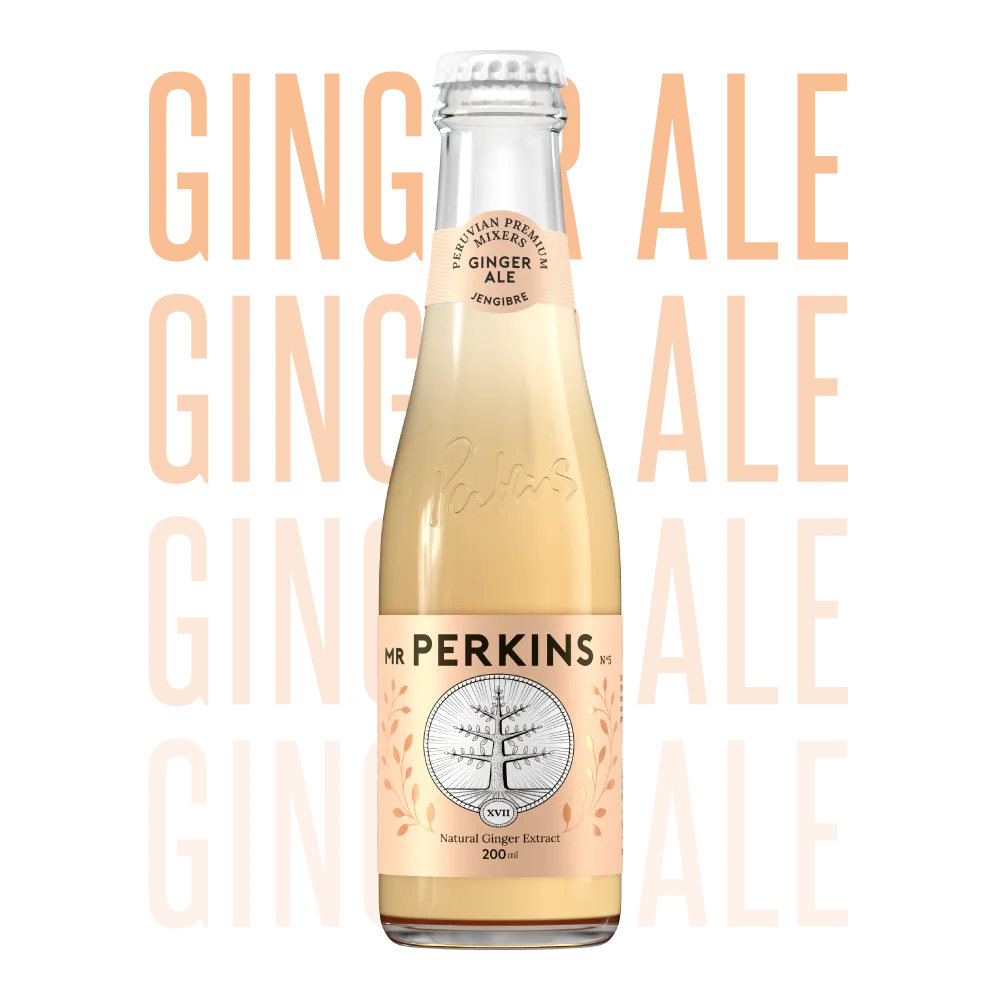 Agua Tónica Mr. Perkins Sabor Ginger 200ml