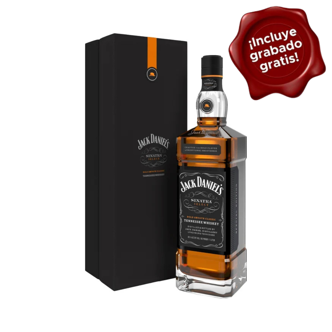 Whisky JACK DANIELS Sinatra Select Botella 1L. CON GRABADO GRATIS