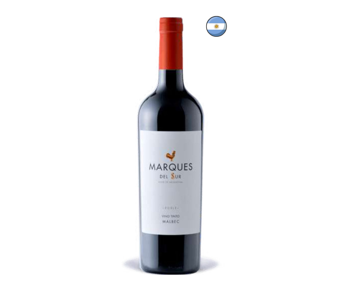 Vino MARQUES DEL SUR ROBLE Malbec Botella 750ml