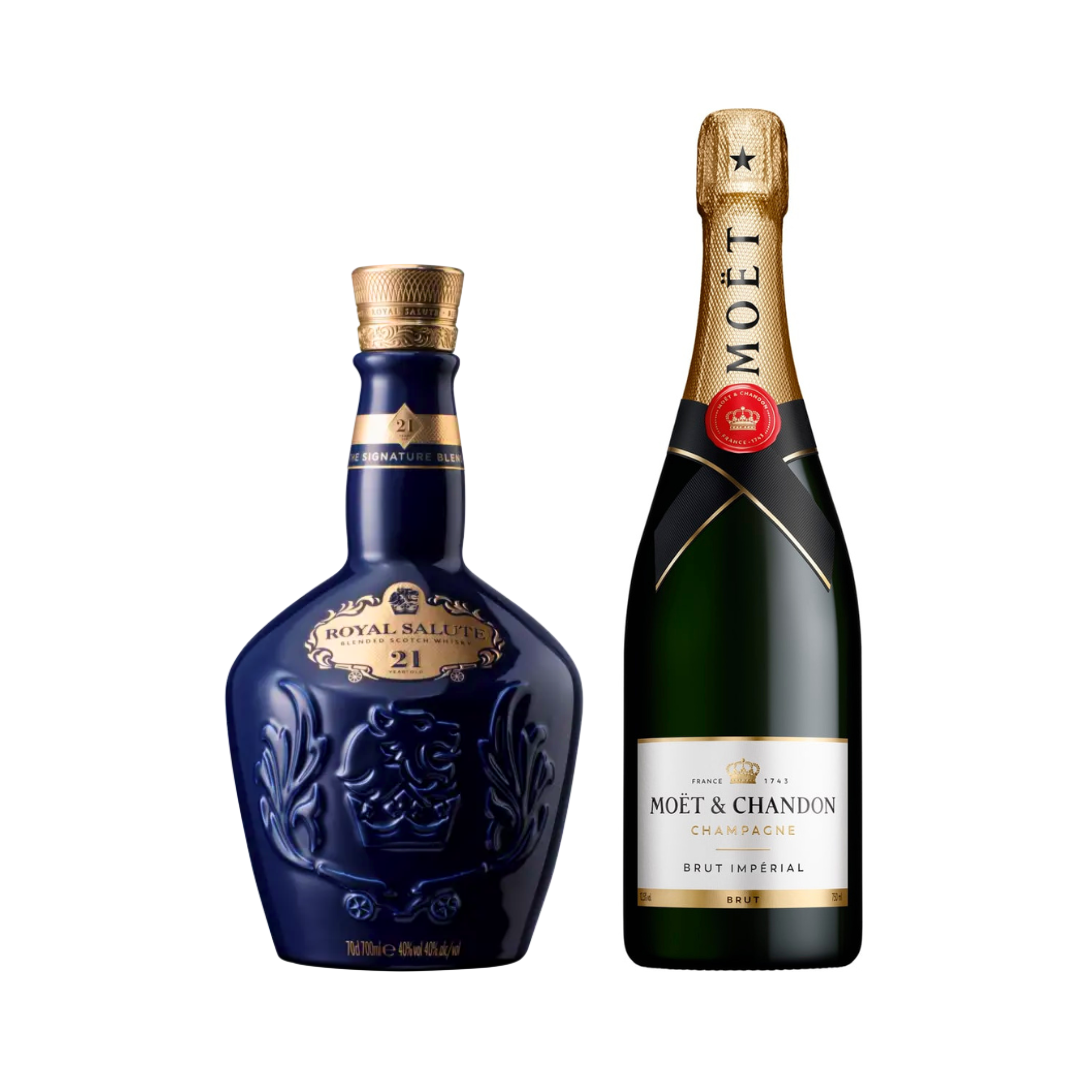 DUO ROYAL SALUTE + MOET CHANDON
