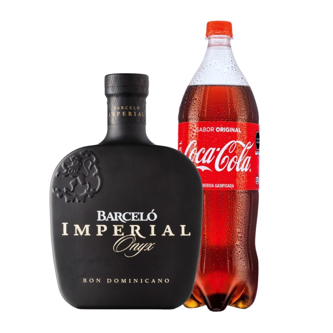Ron Barceló Onyx + Coca Cola 1.5 lt