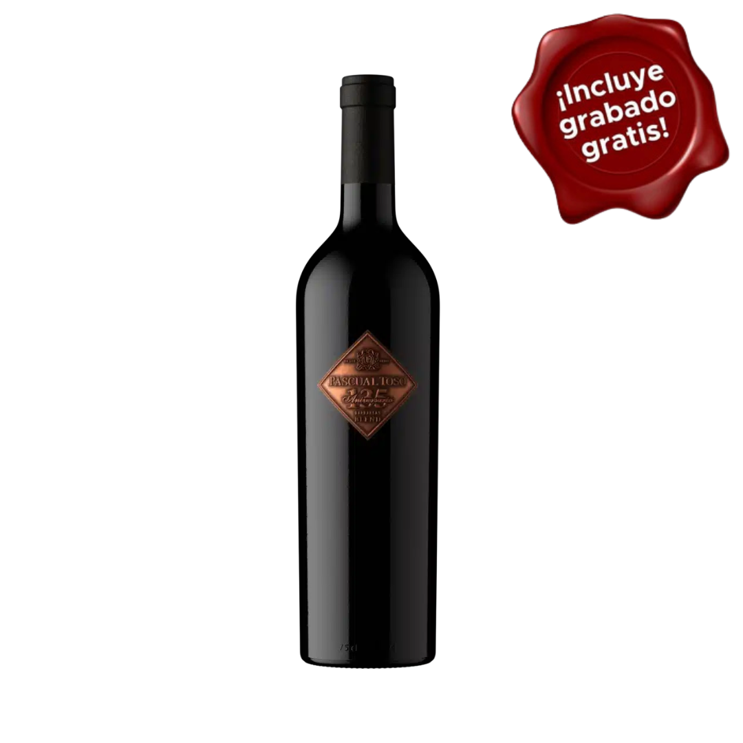 ⁠Vino PASCUAL TOSO 135 Aniversario x 750ml. CON GRABADO GRATIS