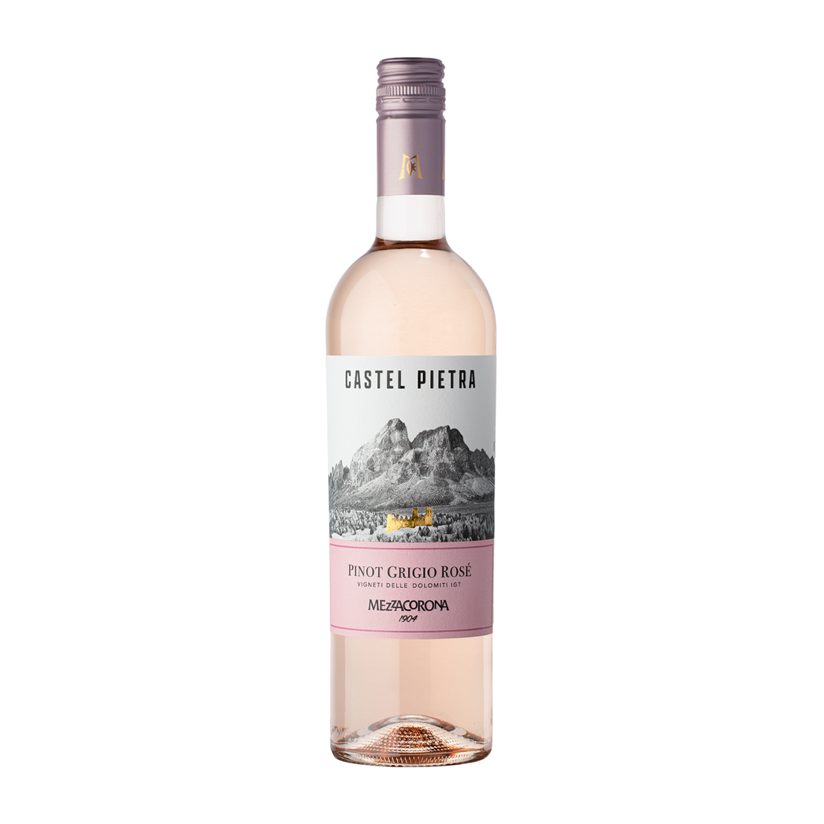 Vino MEZZACORONA Castel Pietra Pinot Grigio Rosé Botella 750ml