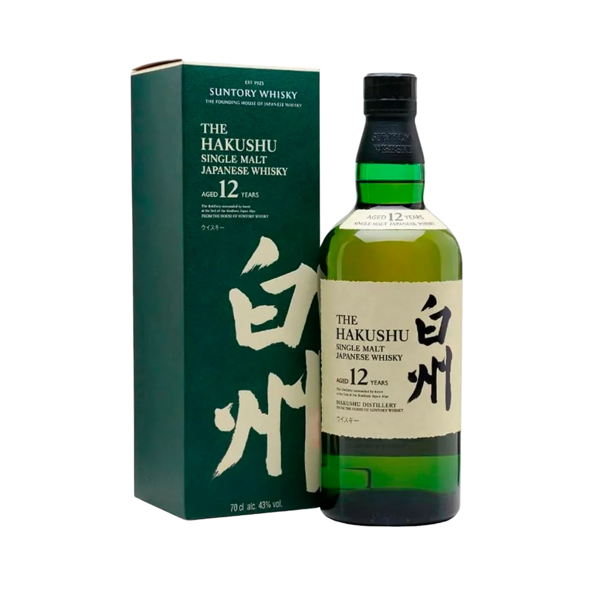 Whisky THE HAKUSHU 12 Year Old Botella 750ml
