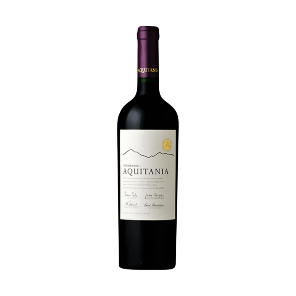 Vino AQUITANIA Carmenere Botella 750ml