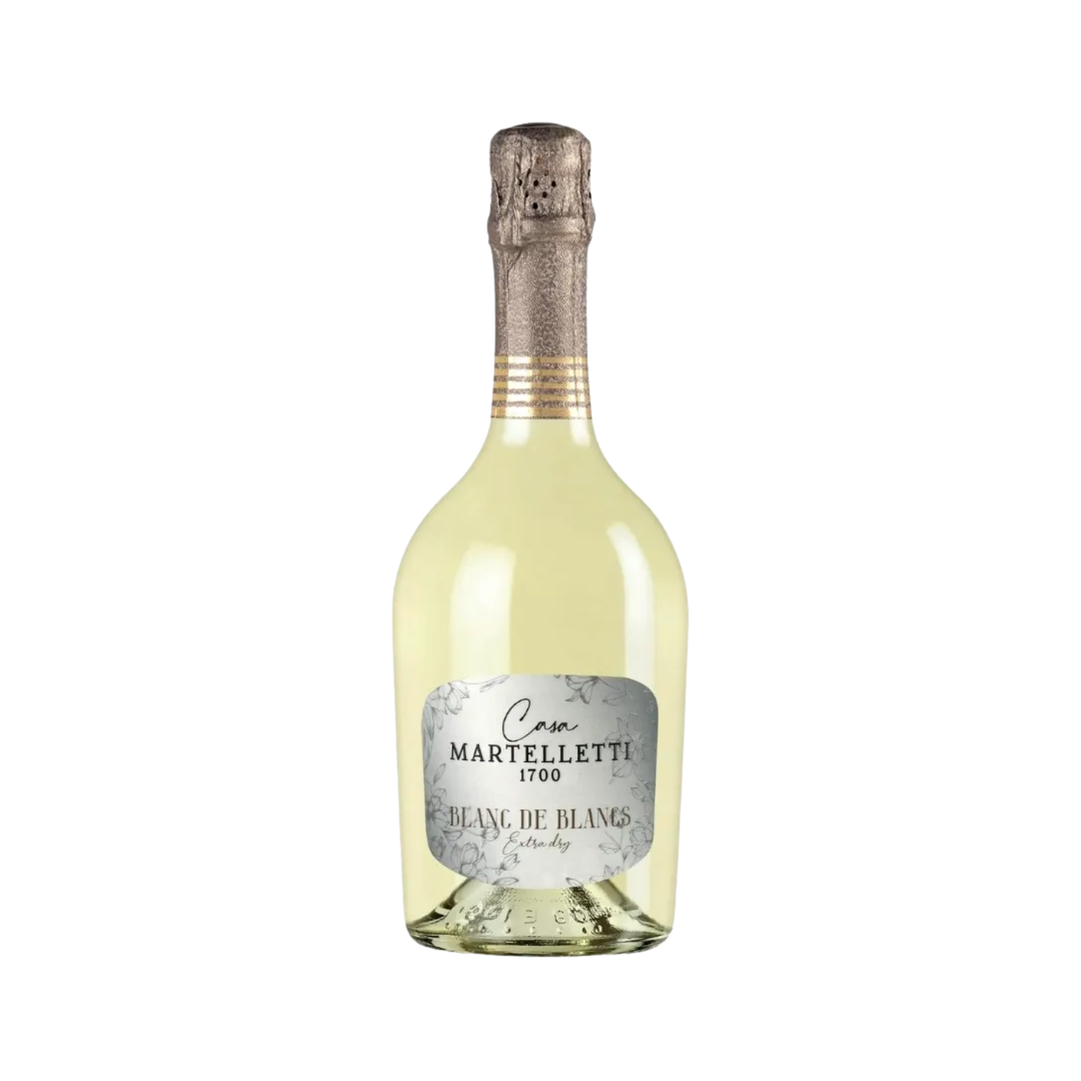 Espumante CASA MARTELLETTI Blanc de Blancs Extra Dry Botella 750ml