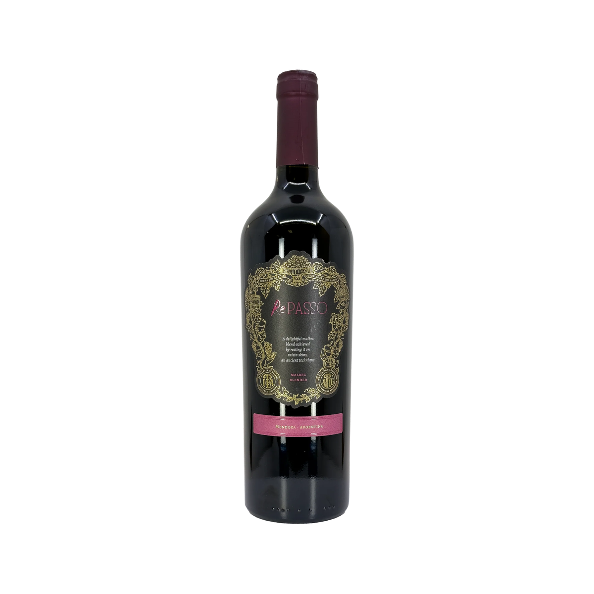 Vino REPASSO Malbec Blended Botella 750ml