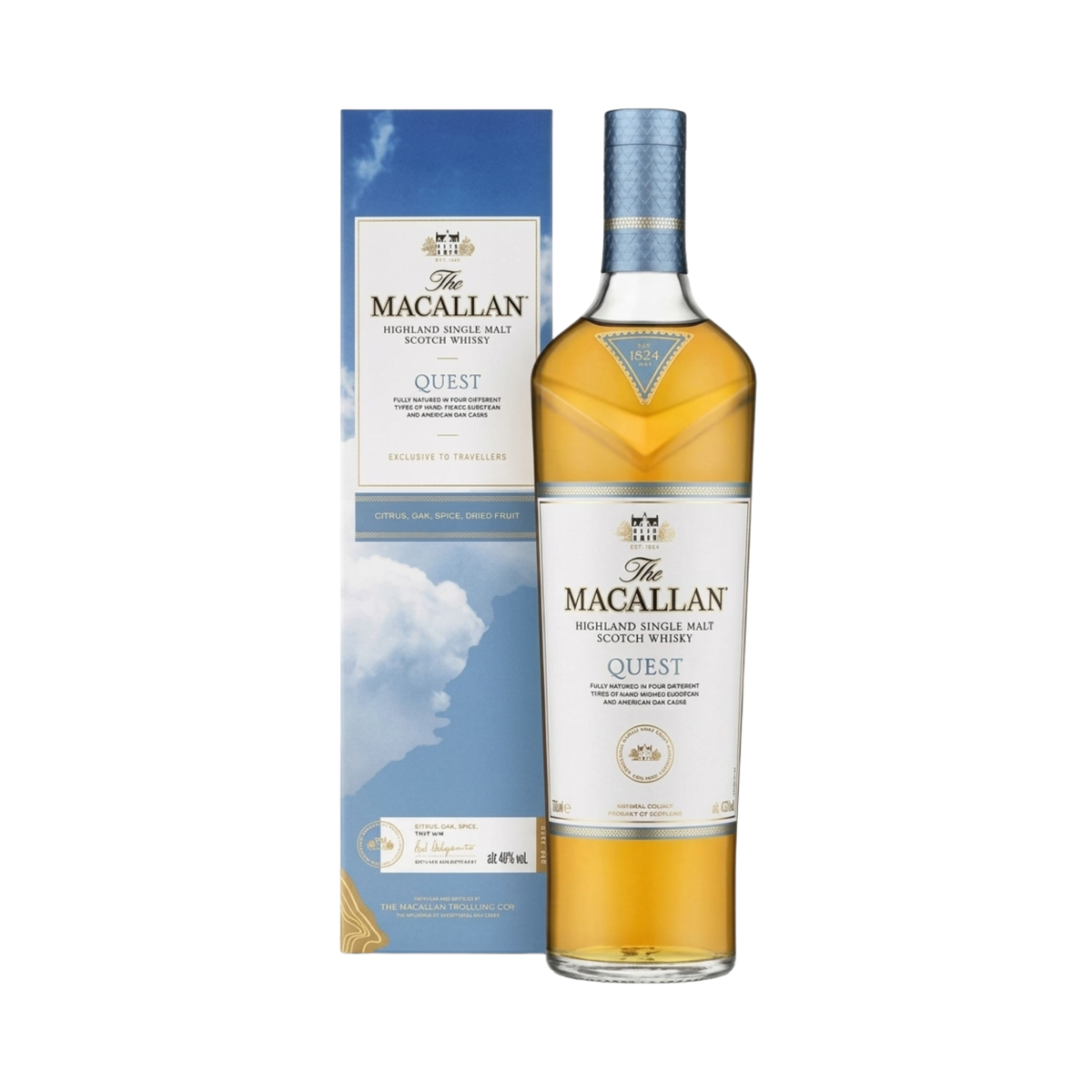 Whisky THE MACALLAN Quest Single Malt Scotch Botella 700ml