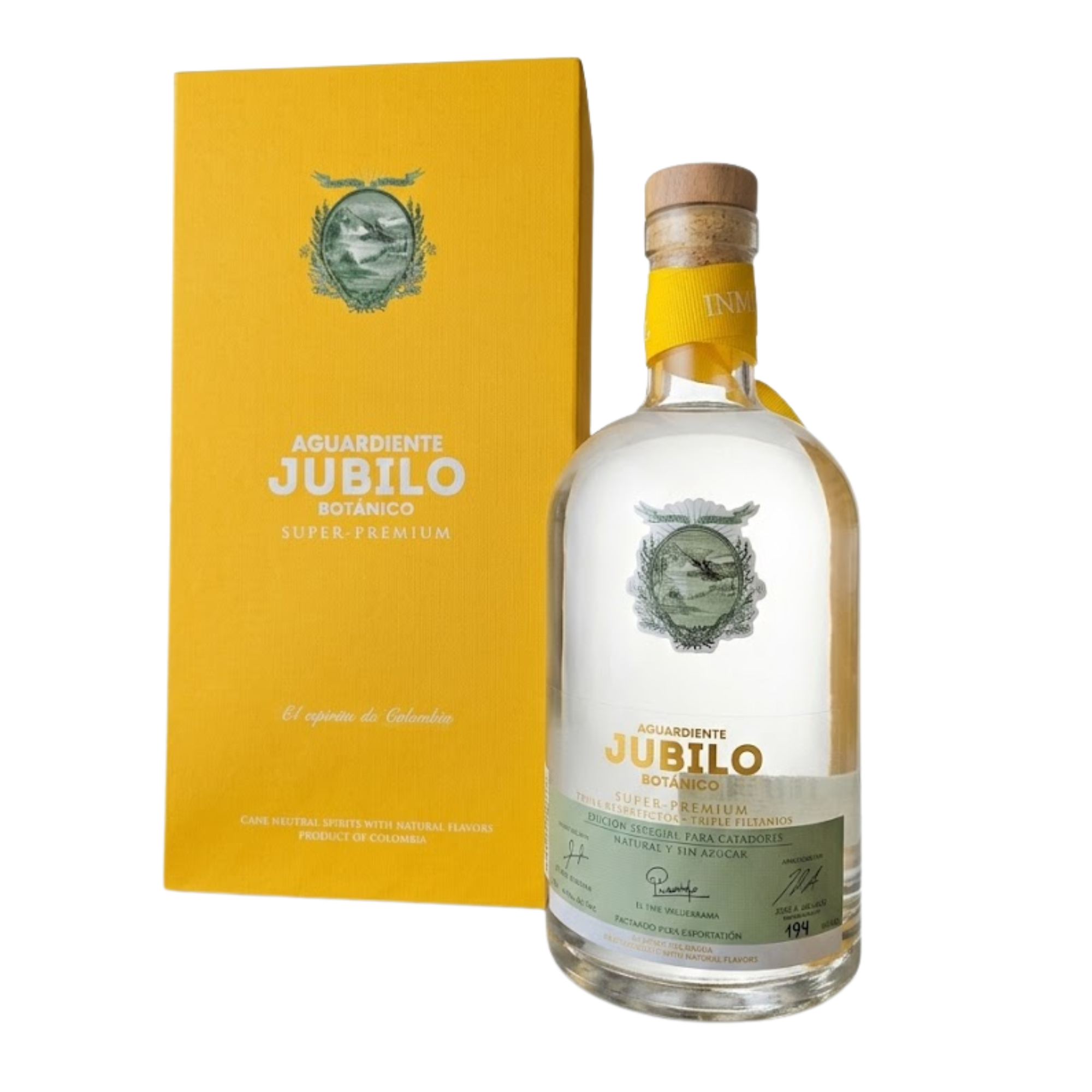 Aguardiente JÚBILO Super Premium Botánico Botella 750ml