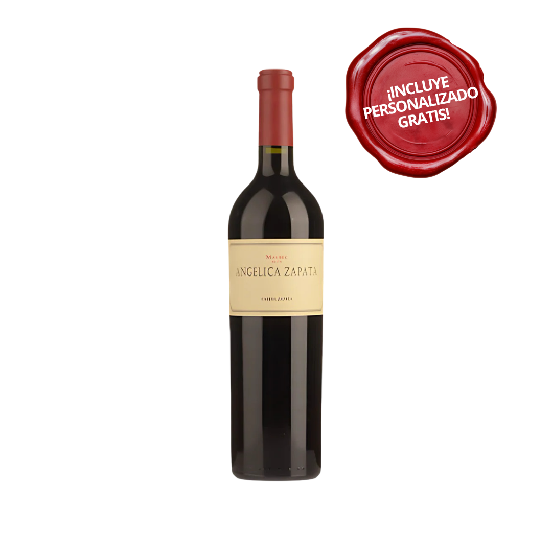 Vino ANGELICA ZAPATA Malbec Botella 750ml. PERSONALIZADOGRATIS