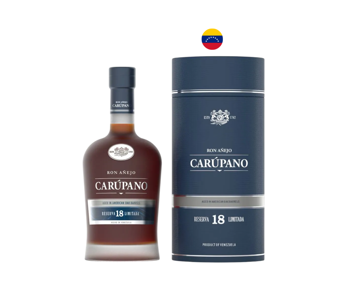 Ron CARÚPANO Reserva Limitada 18 años Botella 750ml