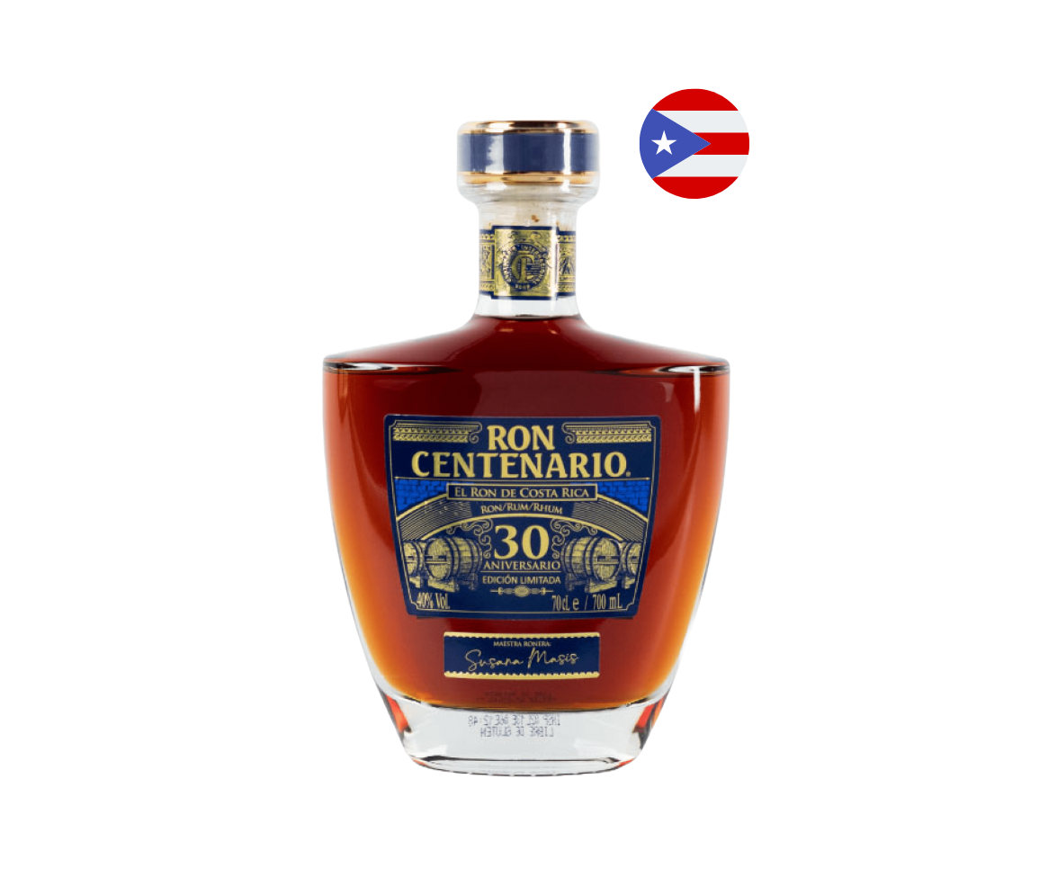 Ron CENTENARIO 30 AÑOS Aniversario Botella 700ml