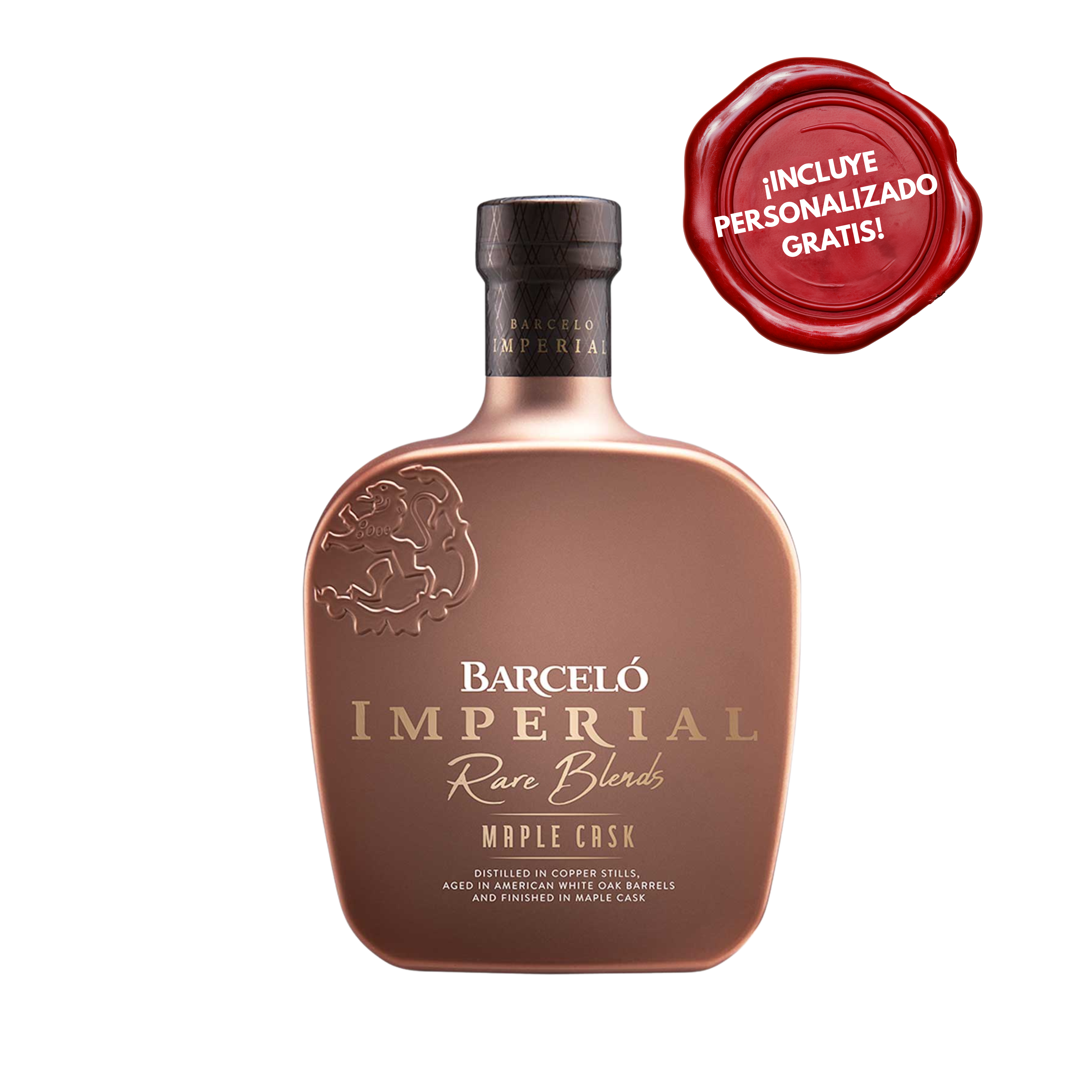 Ron Barceló Imperial Maple Cask Botella 750ml. PERSONALIZADO GRATIS
