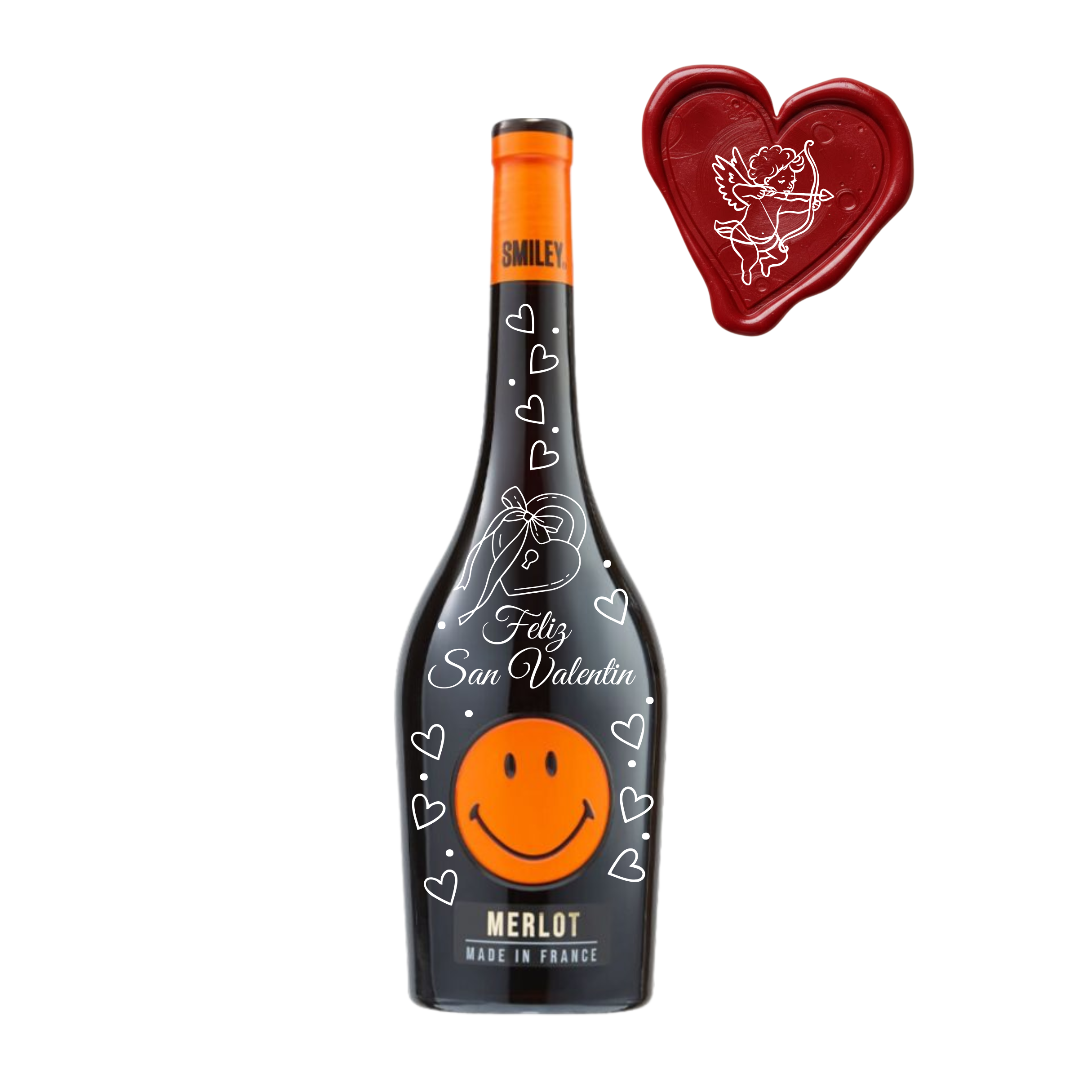 Vino Smiley Merlot 750ml - SAN VALENTIN