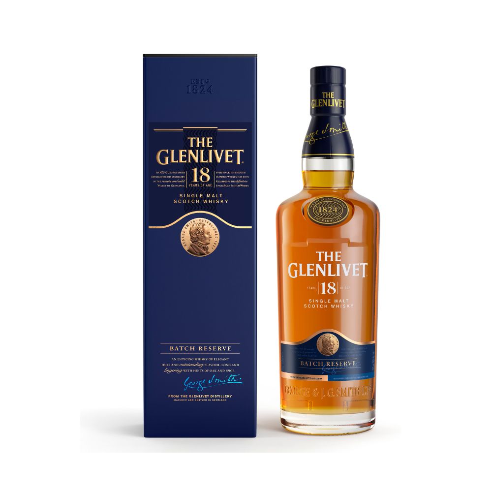 Whisky THE GLENLIVET 18 Años Botella 700ml