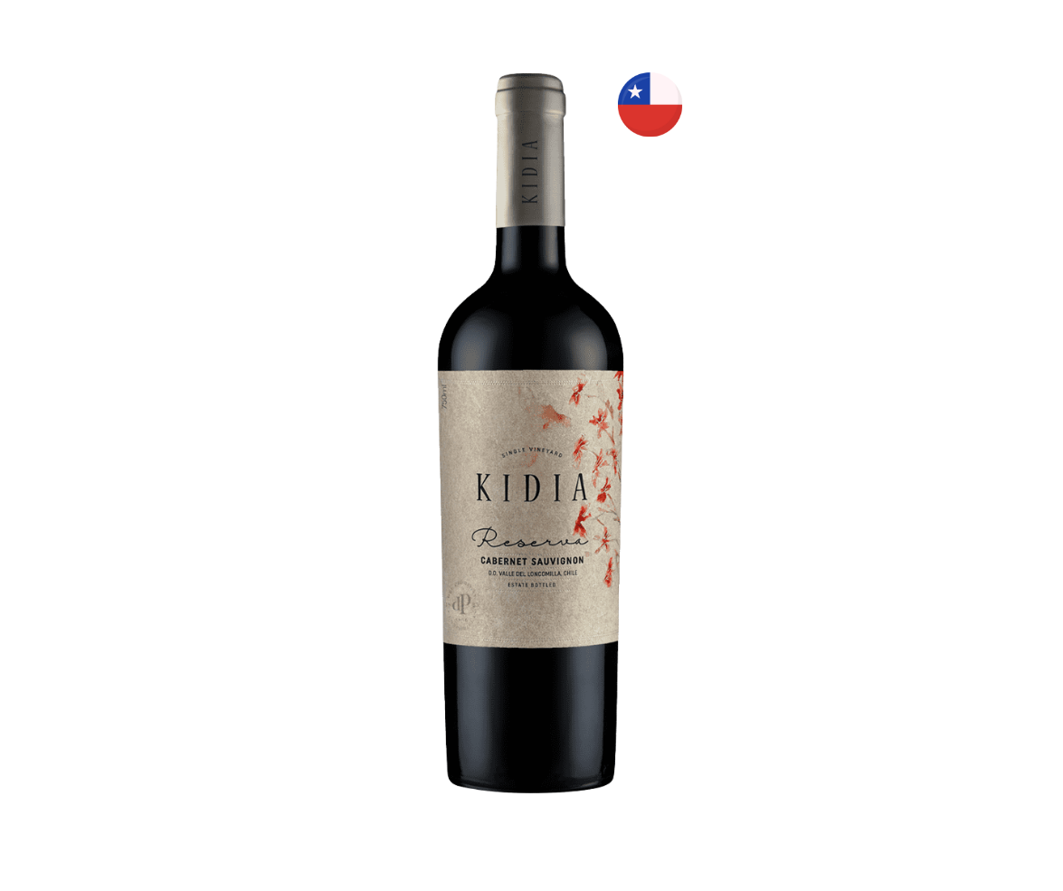 Vino KIDIA RESERVA Cabernet Sauvignon Botella 750ml