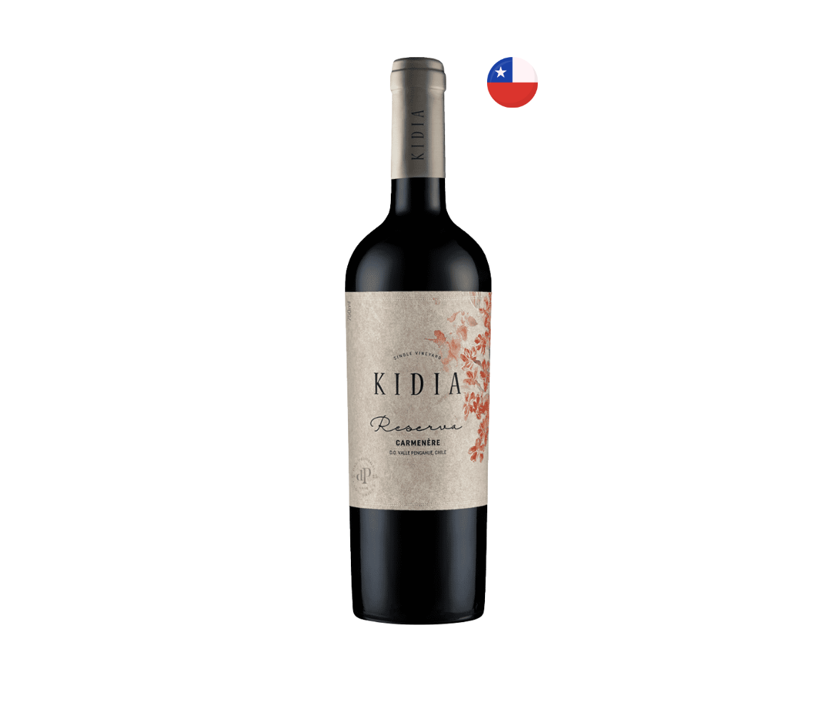 Vino KIDIA RESERVA Carmenere Botella 750ml