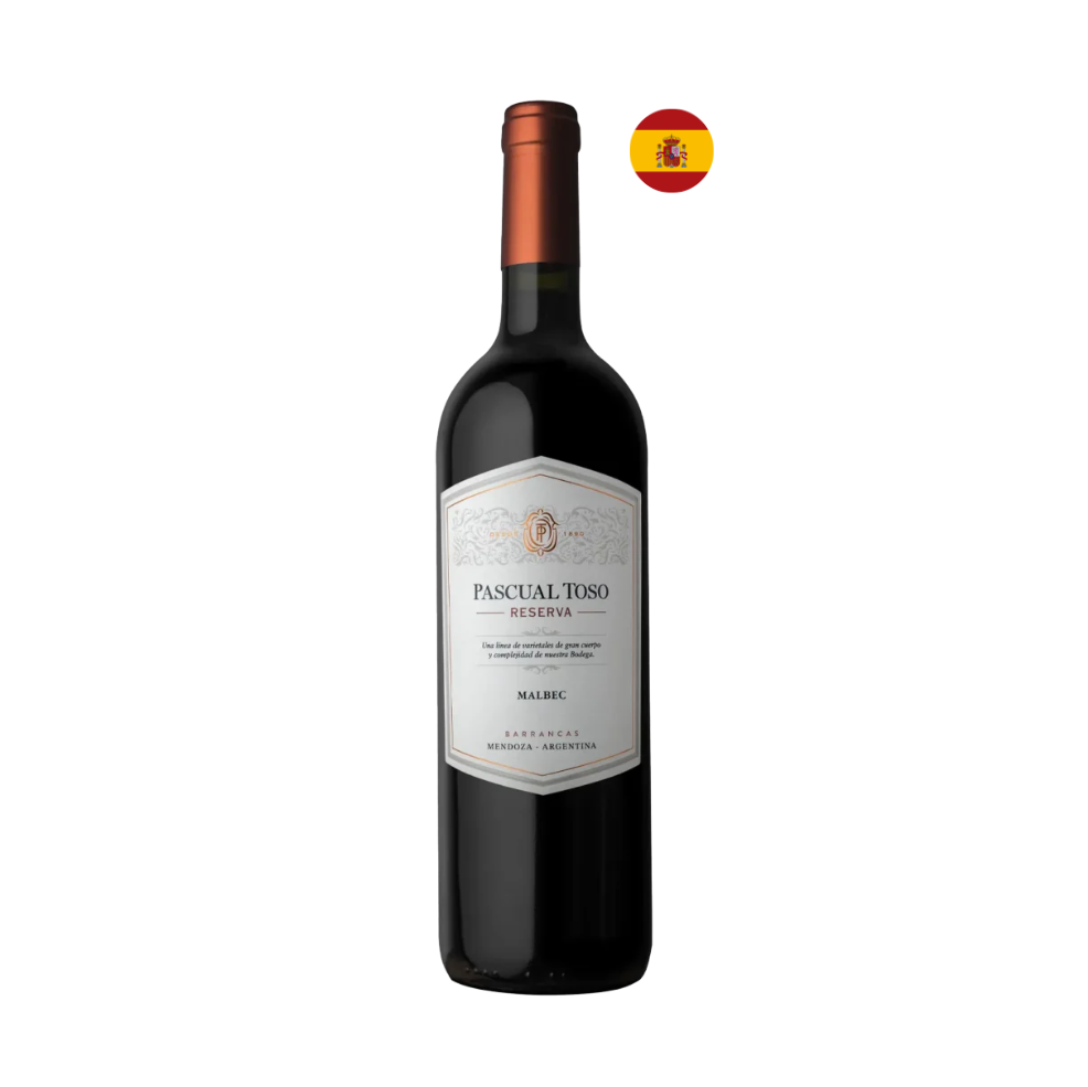 Vino PASCUAL TOSO RESERVA Malbec Botella 750ml