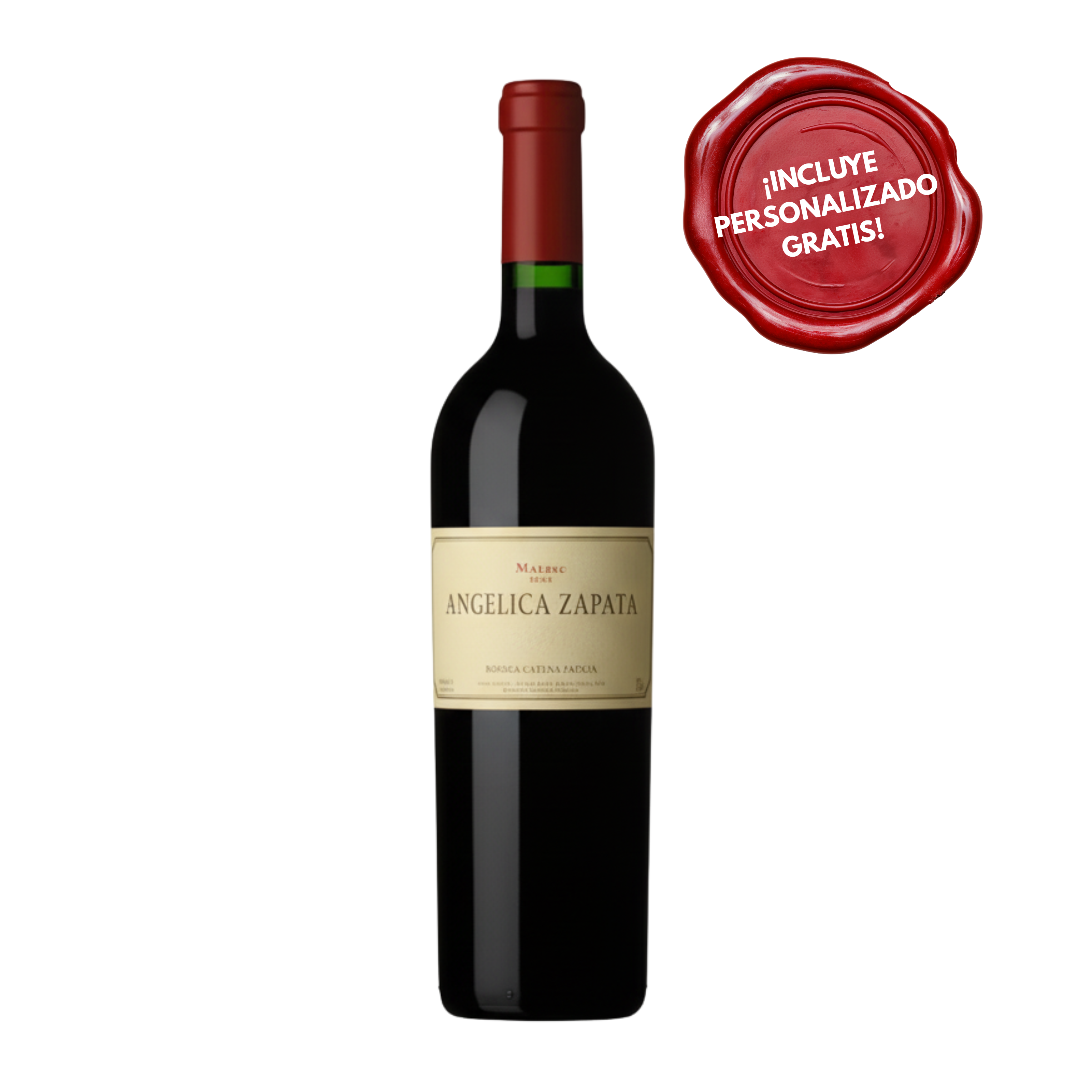 Vino ANGELICA ZAPATA Malbec Botella 750ml. PERSONALIZADOGRATIS