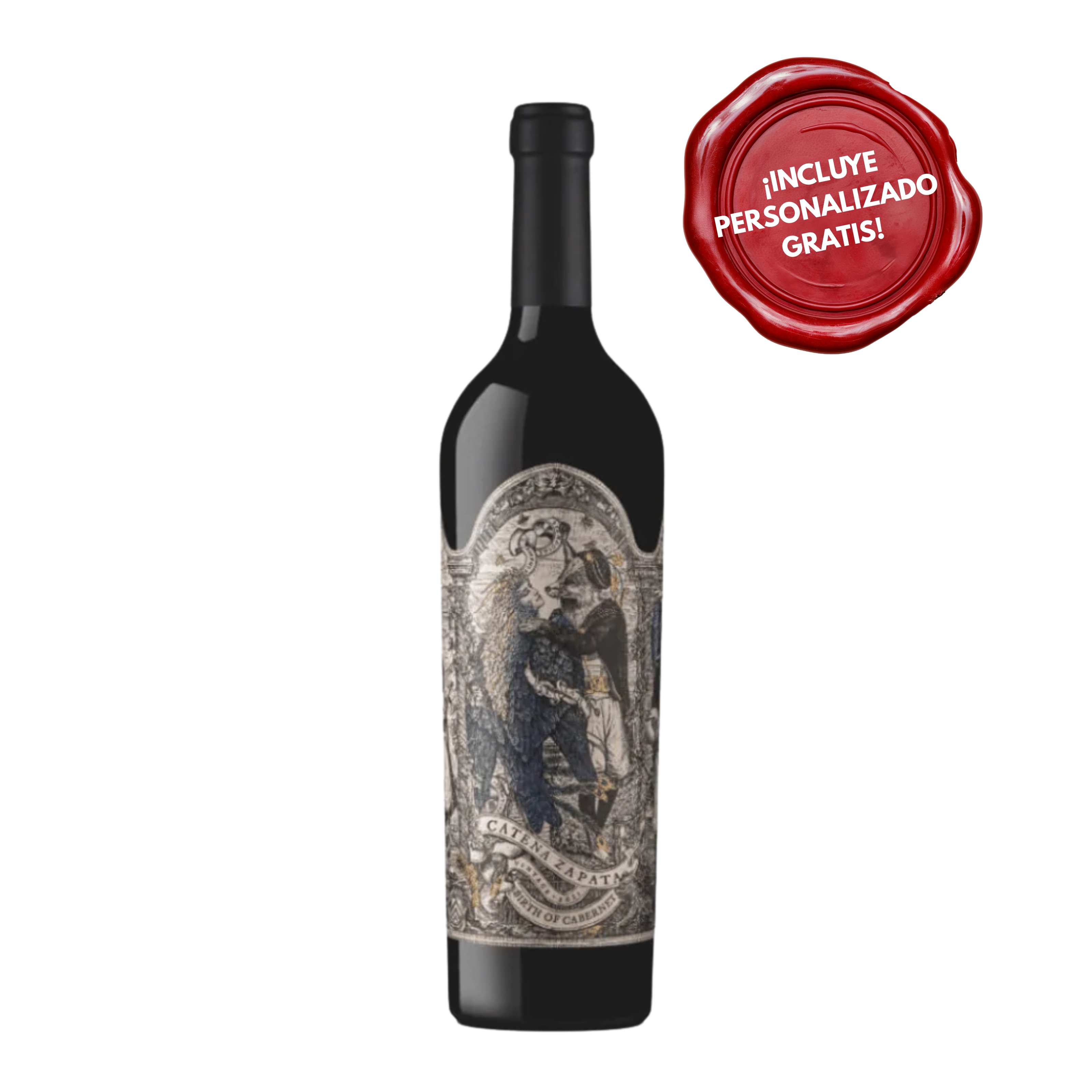 Vino CATENA ZAPATA Birth of Cabernet Botella 750ml. PERSONALIZADO GRATIS