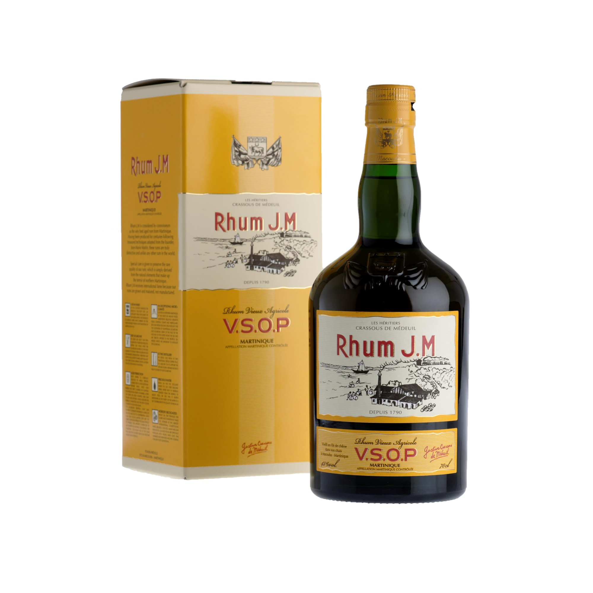 Ron J.M VSOP Vieux Agricole Botella 700ml