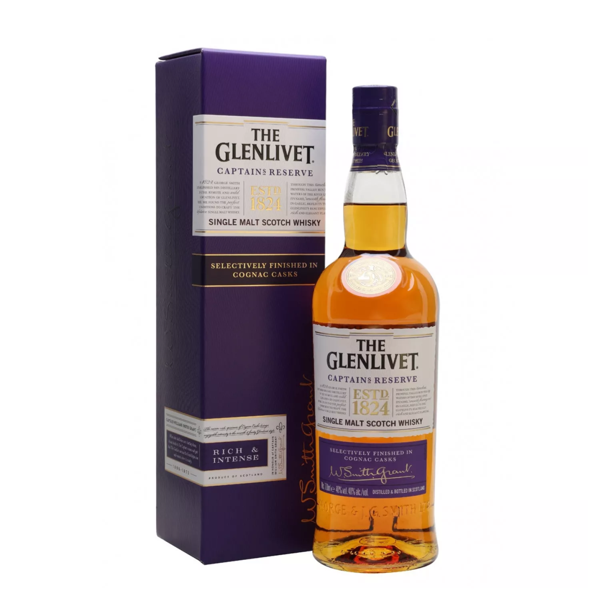 Whisky THE GLENLIVET Captains Reserve Botella 750ml