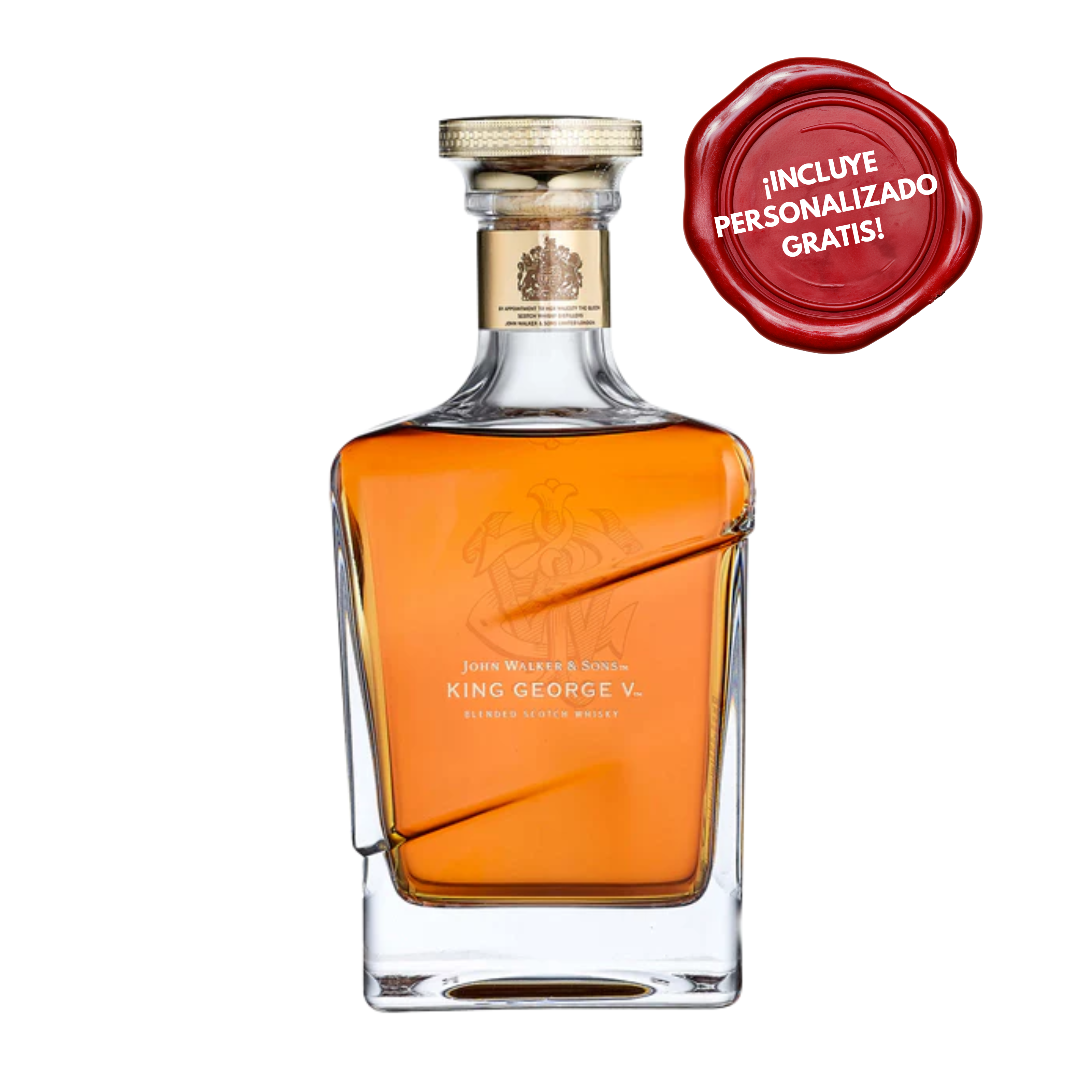 Whisky JOHNNIE WALKER George King Botella 700ml. PERSONALIZADO GRATIS