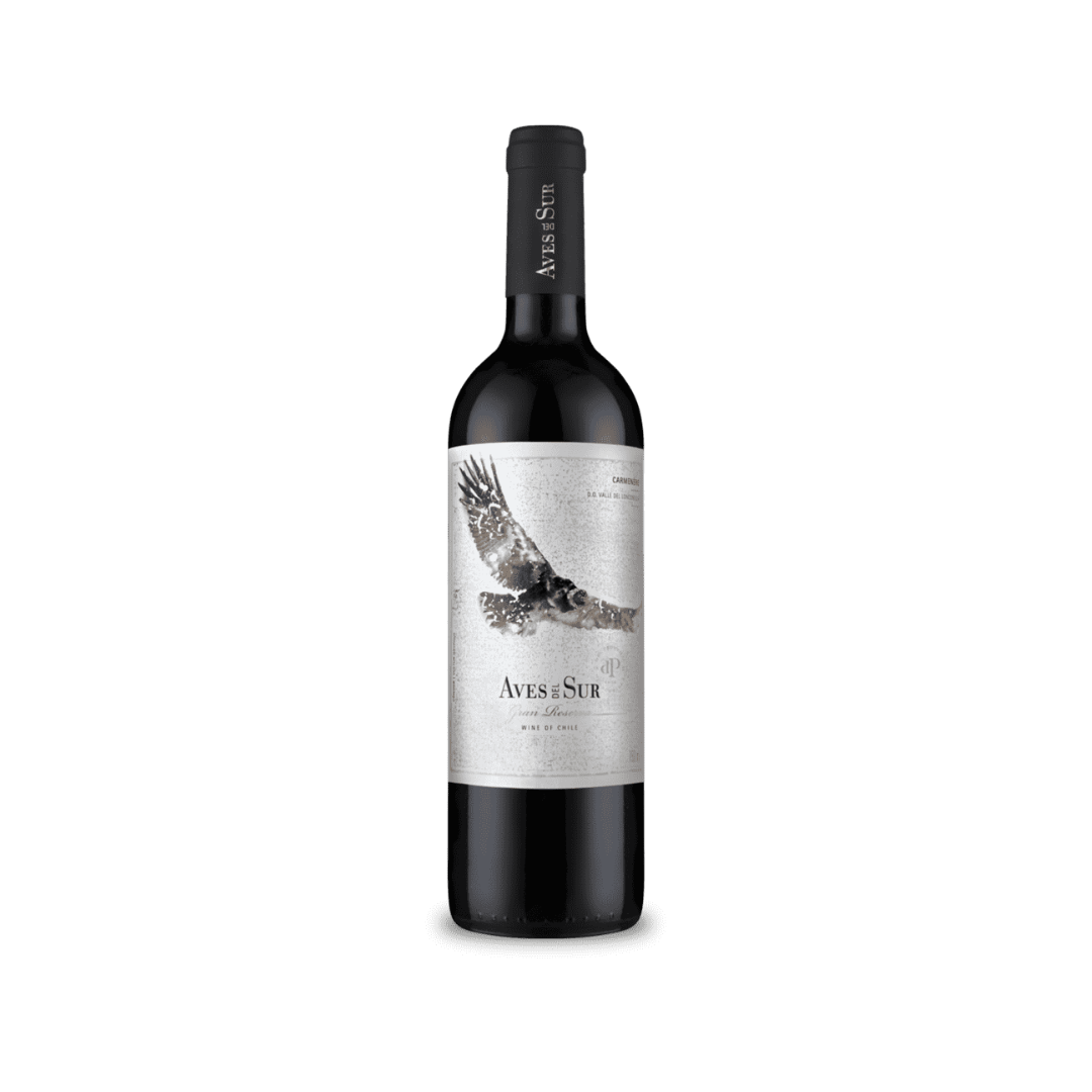 ⁠Vino AVES DEL SUR Gran Reserva Carmenere x 750ml