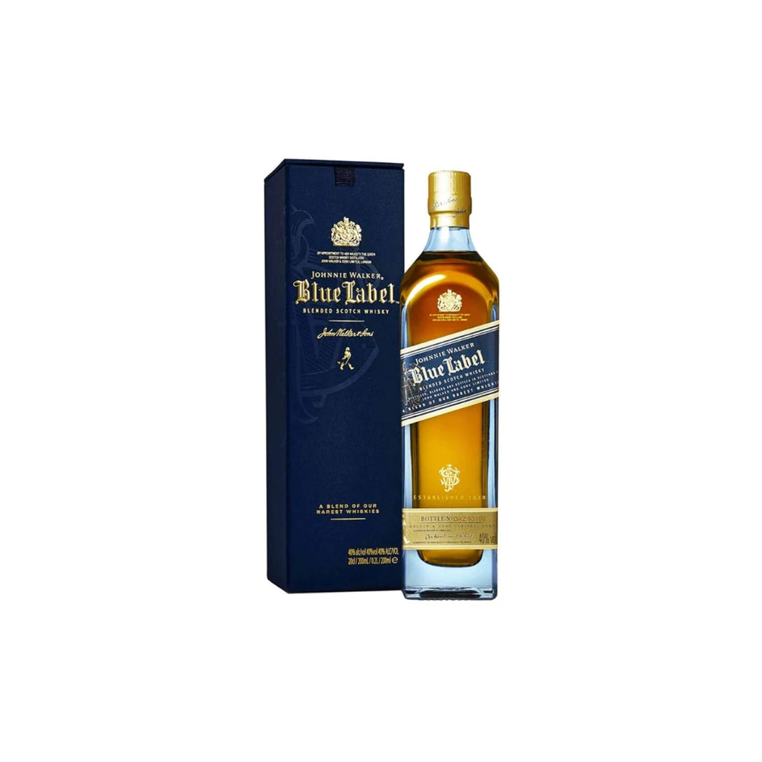 ⁠Whisky JOHNNIE WALKER Blue Label x 200ml