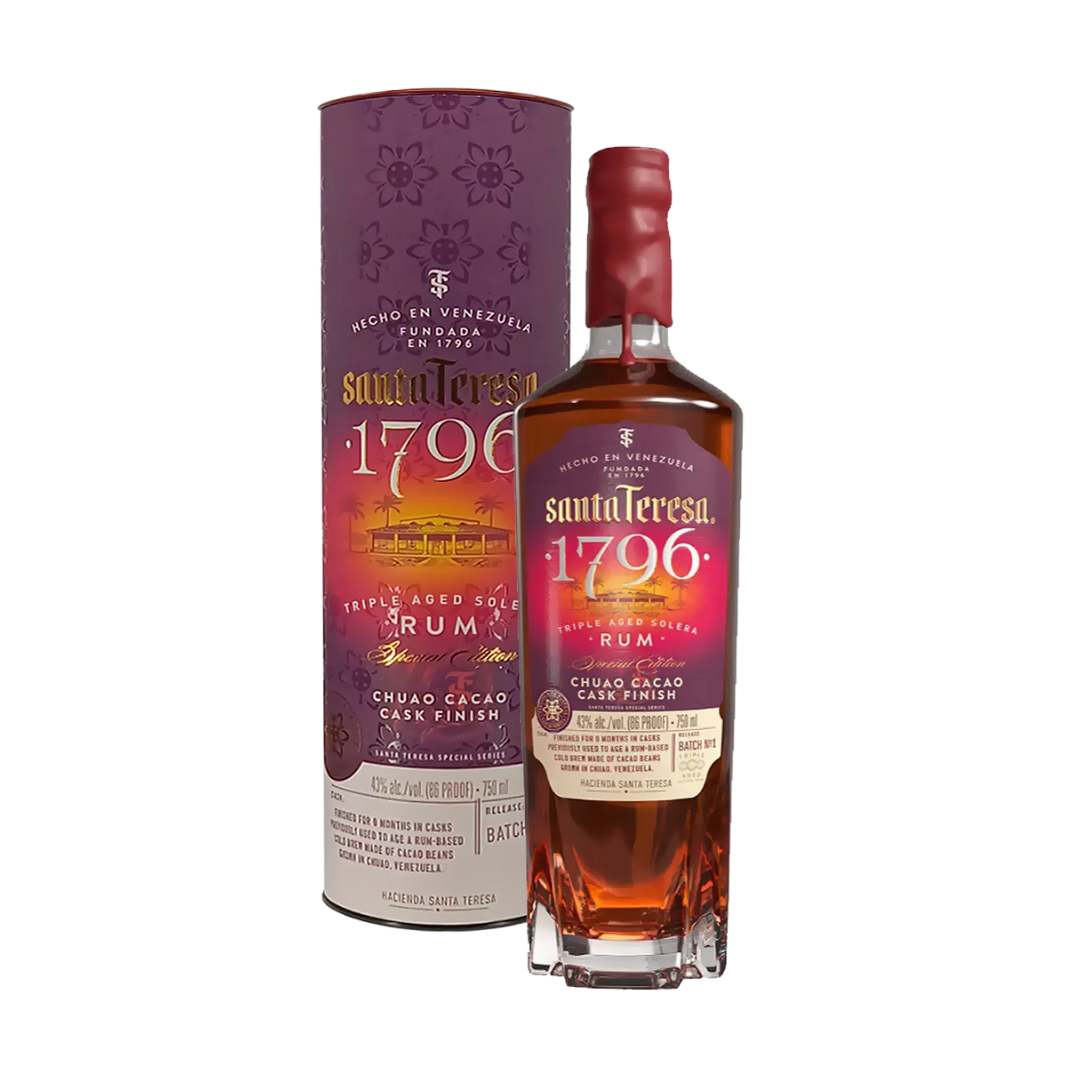 Santa Teresa 1796 Chuao Cacao Cask Finish Rum 750ml