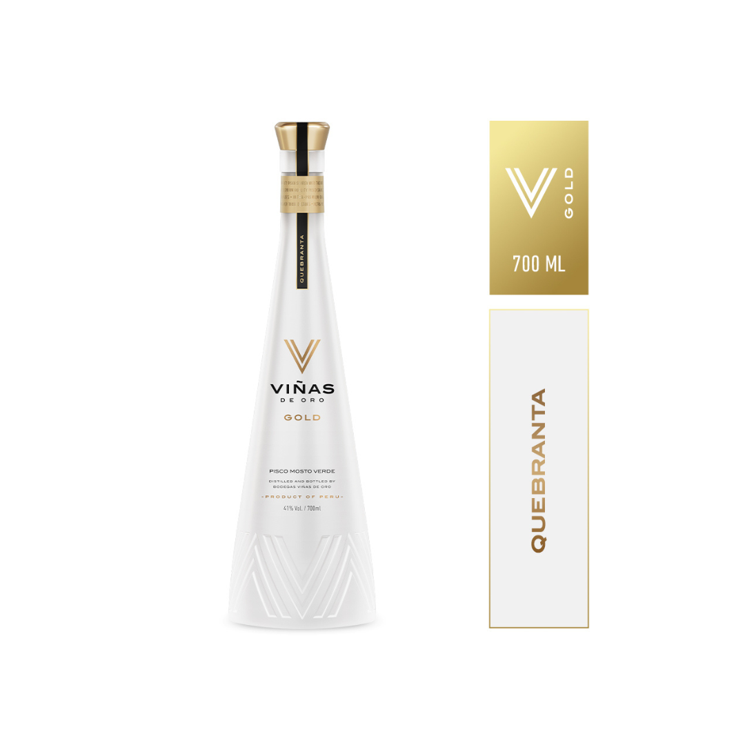 Pisco Viñas de Oro Gold Quebranta 700ml