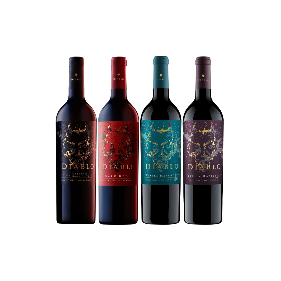 Pack 4 Vinos Diablos x 750ml